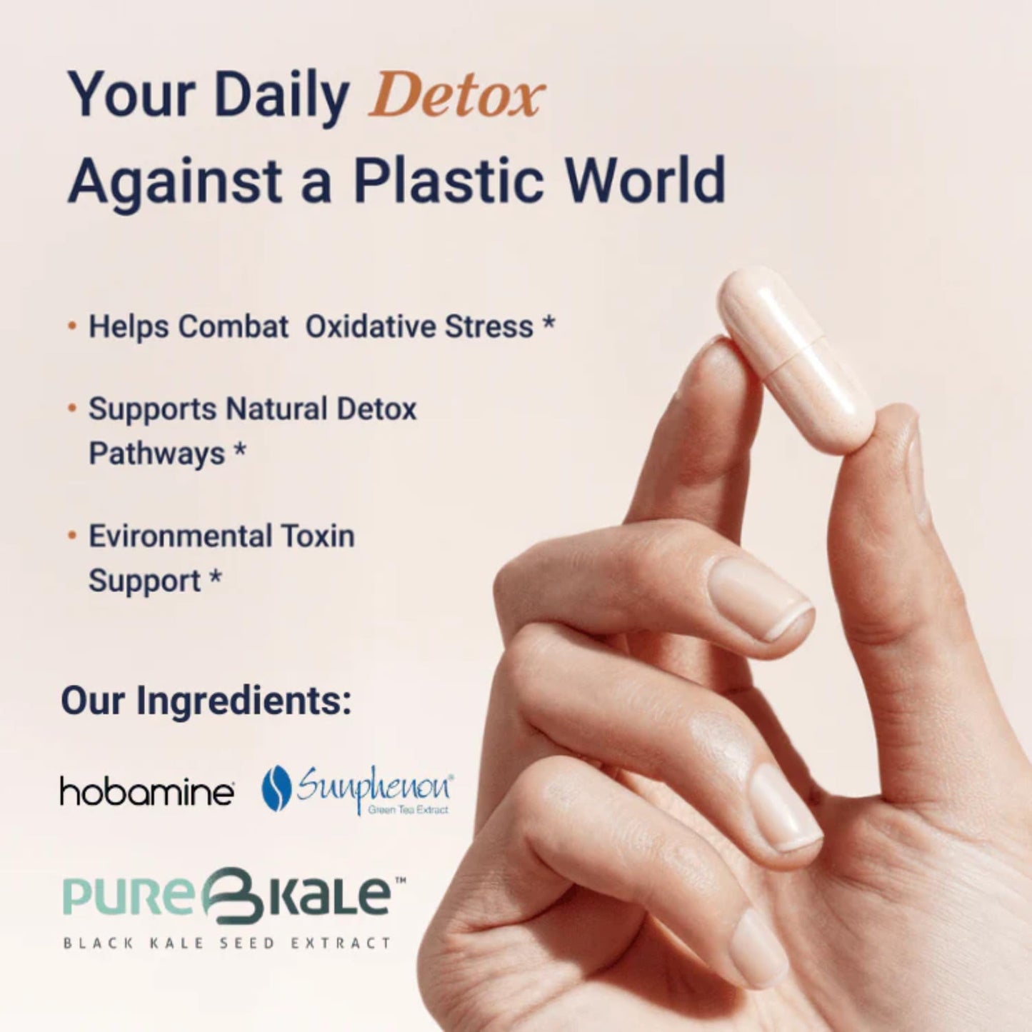Utzy Naturals Microplastic Daily Detox 60 Capsules