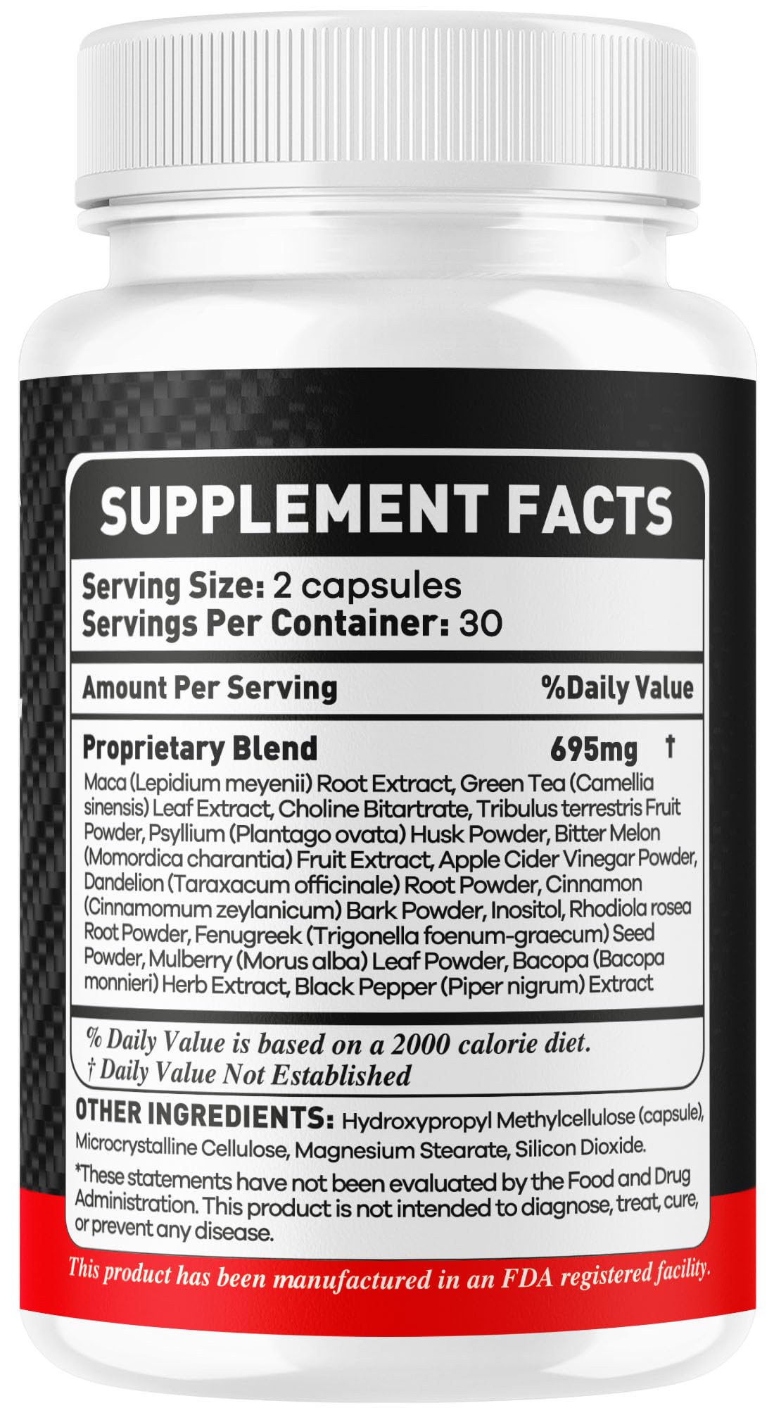 OVICIA Ereforce Capsules, Premium All Natural Maximum Strength Daily Pills, 120 Capsules