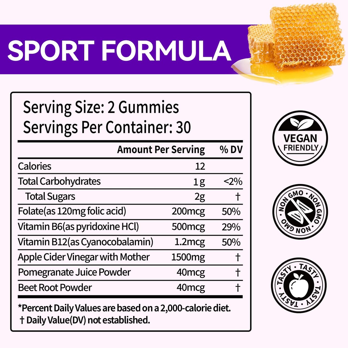 EDUDYF Keto ACV Gummies 1500mg Apple Cider Vinegar with Probiotics, B12 and Keto Support, Detox & Cleanse, GMO Free & Vegan, 60 Count