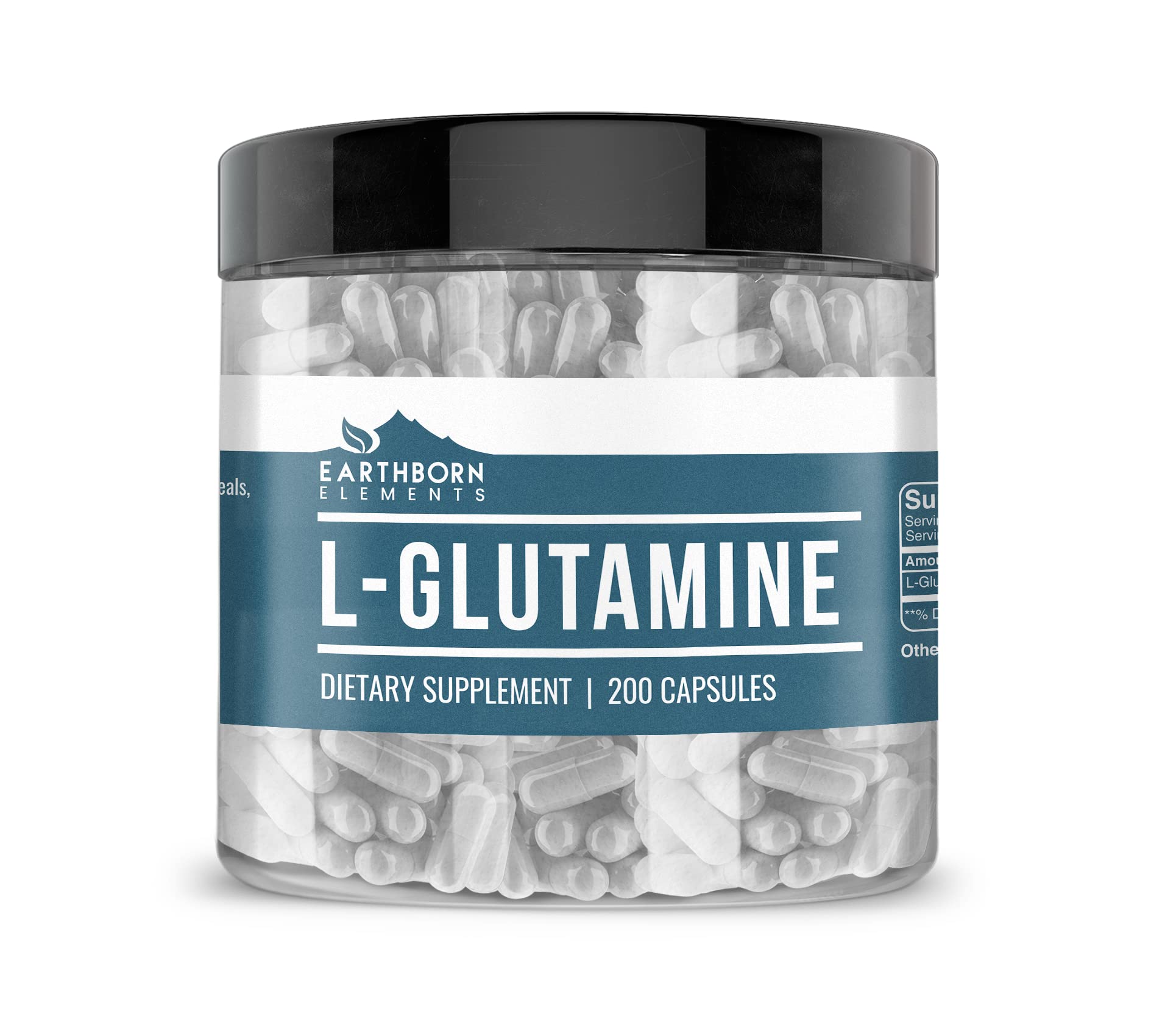 Earthborn Elements L-Glutamine 200 Capsules