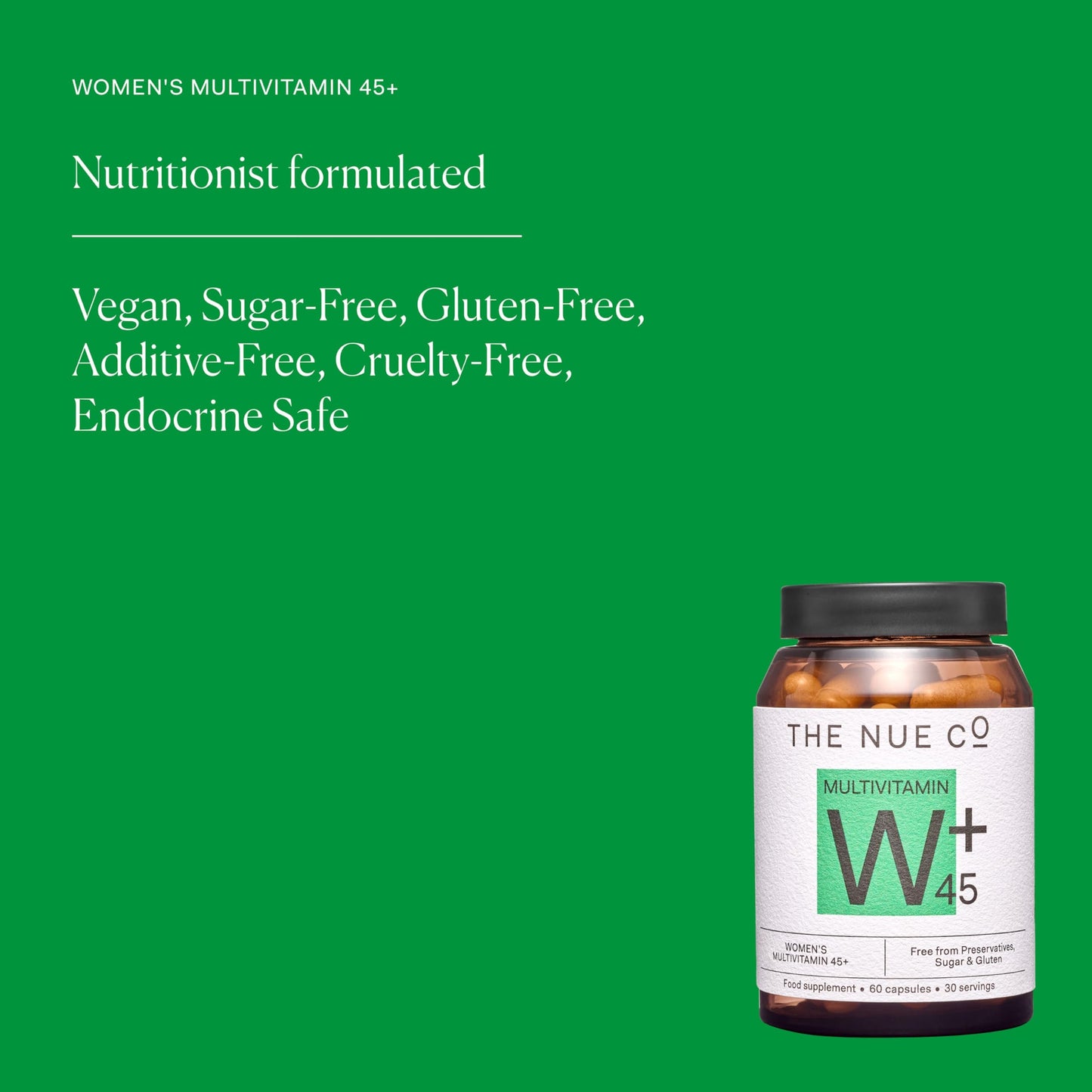 The Nue Co Women's Multivitamin 45+ Supplement Capsules 30