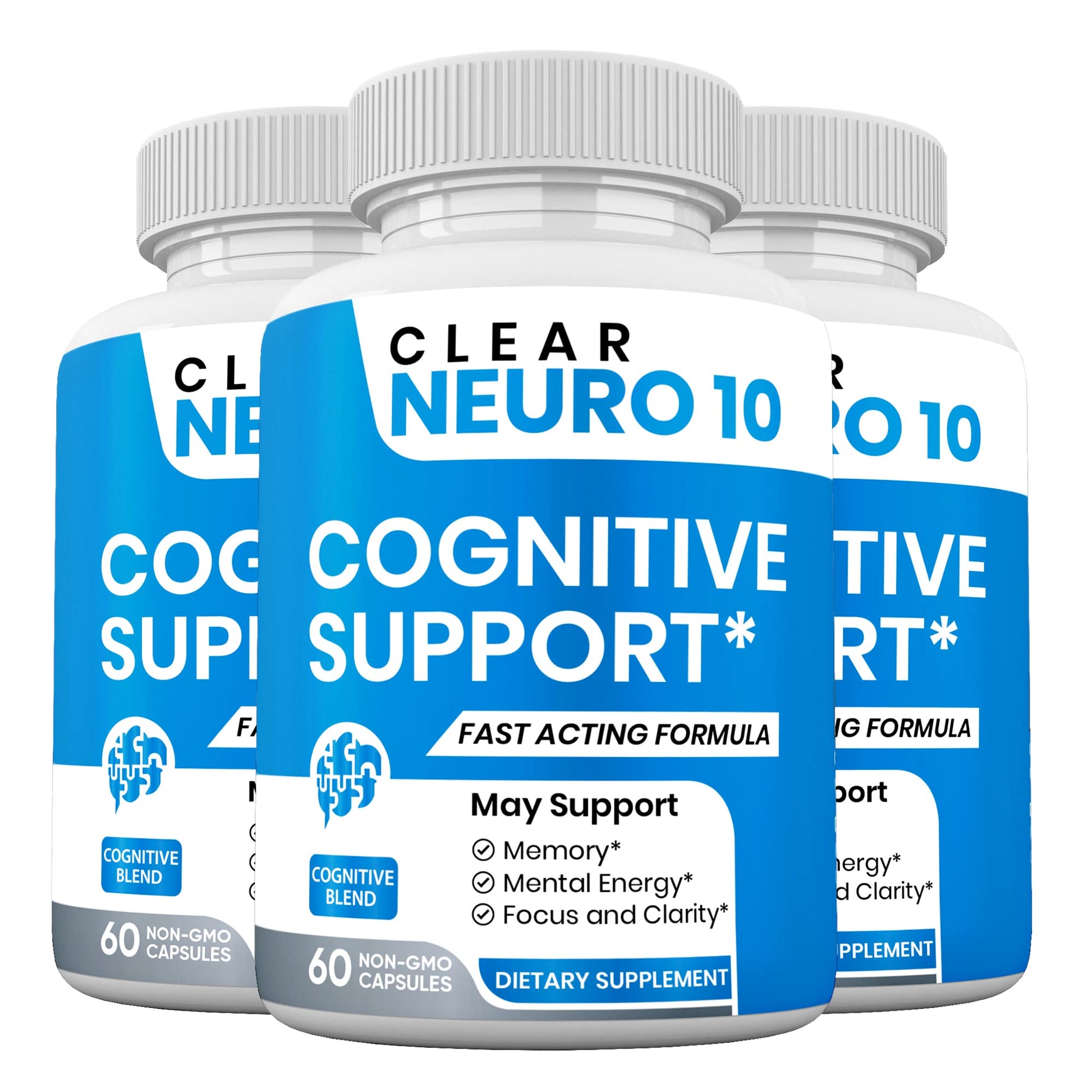 Gold Nutra Clear Neuro 10 Capsules 3-Pack