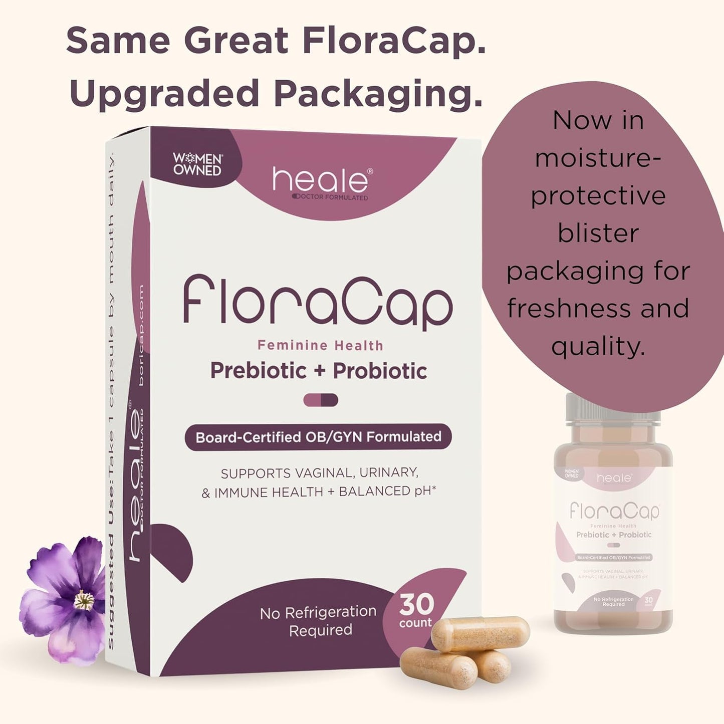 FloraCap Vaginal Probiotics for Women Capsules 60