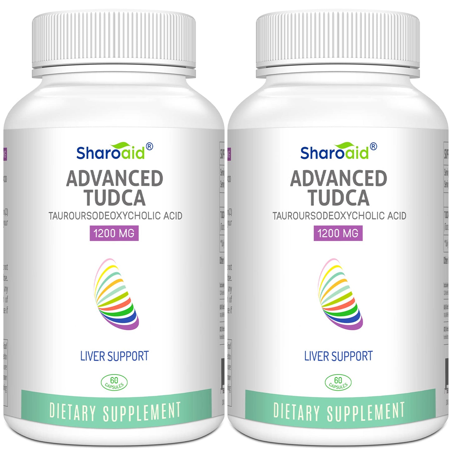 Sharoaid TUDCA Liver Support Supplements 1200 mg Capsules 120 Capsules