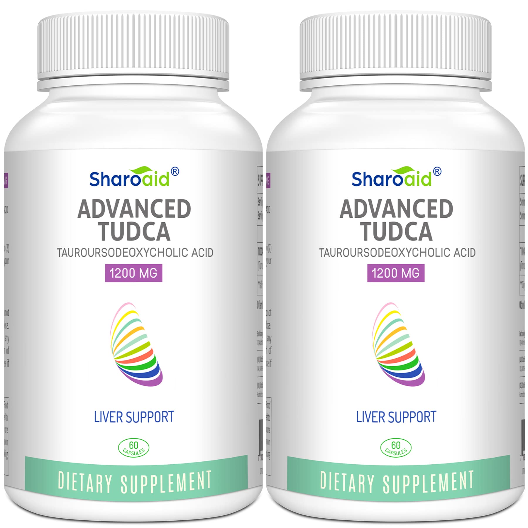 Sharoaid TUDCA Liver Support Supplements 1200 mg Capsules 120 Capsules