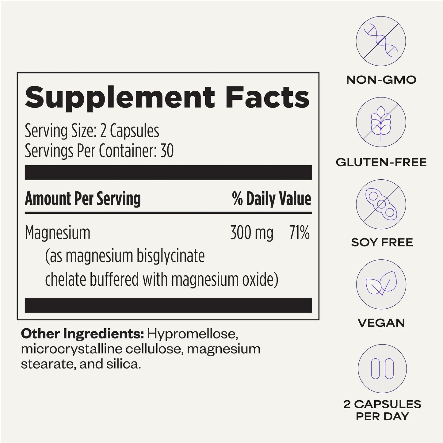 Suppgrade Labs Magnesium 101 Capsule 60 Count