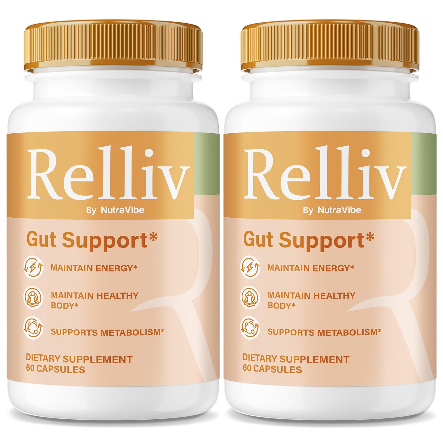 NutraVibe Relliv Gut Support Capsule 120 Capsules
