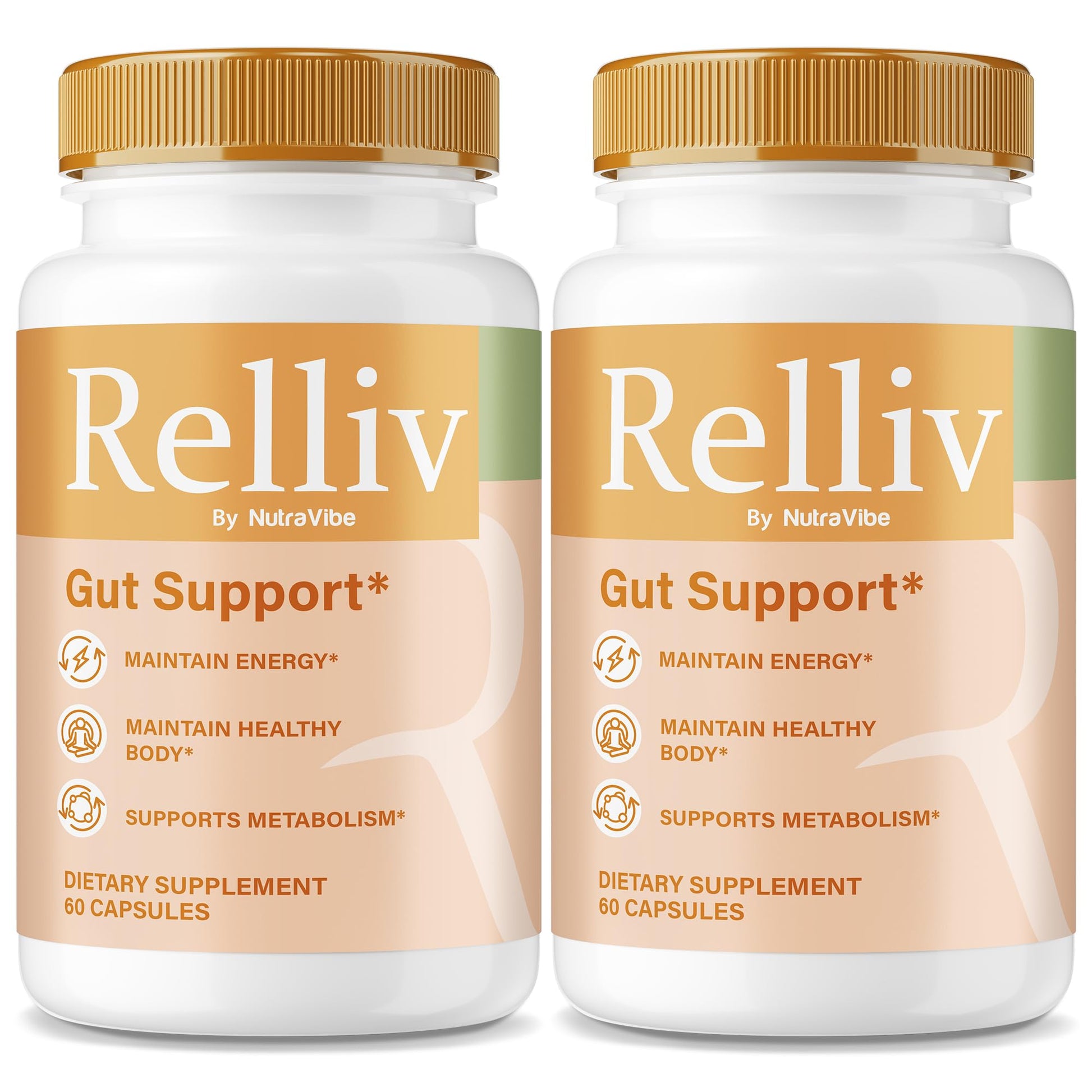 NutraVibe Relliv Gut Support Capsule 120 Capsules