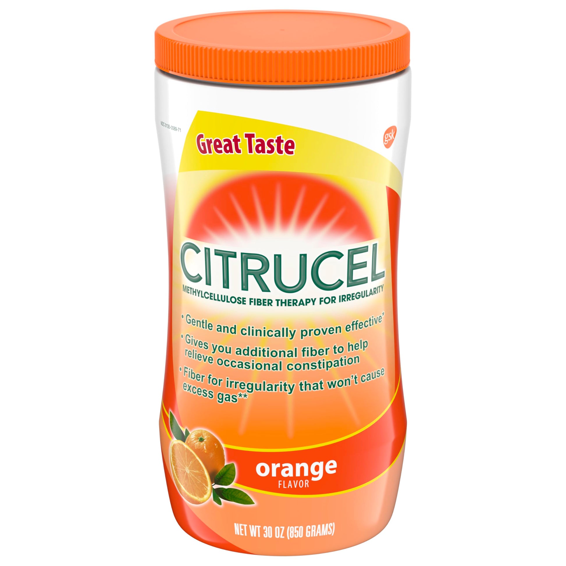CITRUCEL Methylcellulose Fiber Powder, 30 Ounces