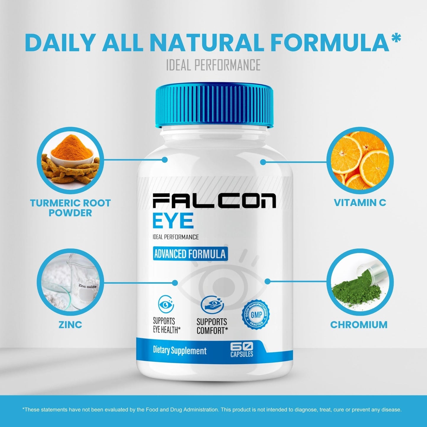 Ideal Performance Falcon Eye Capsule 60 Count