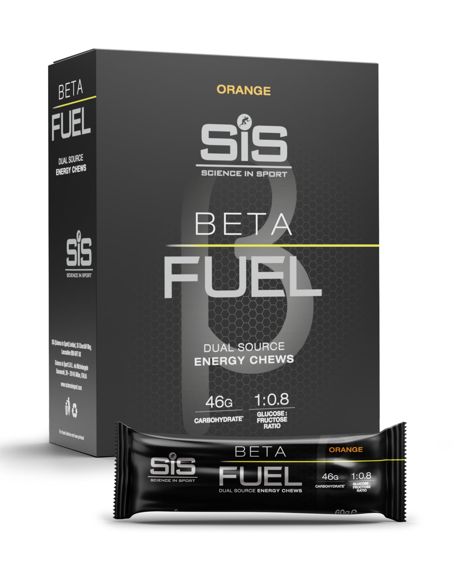 Science in Sport BETA Fuel Energy Chews, 6 Count