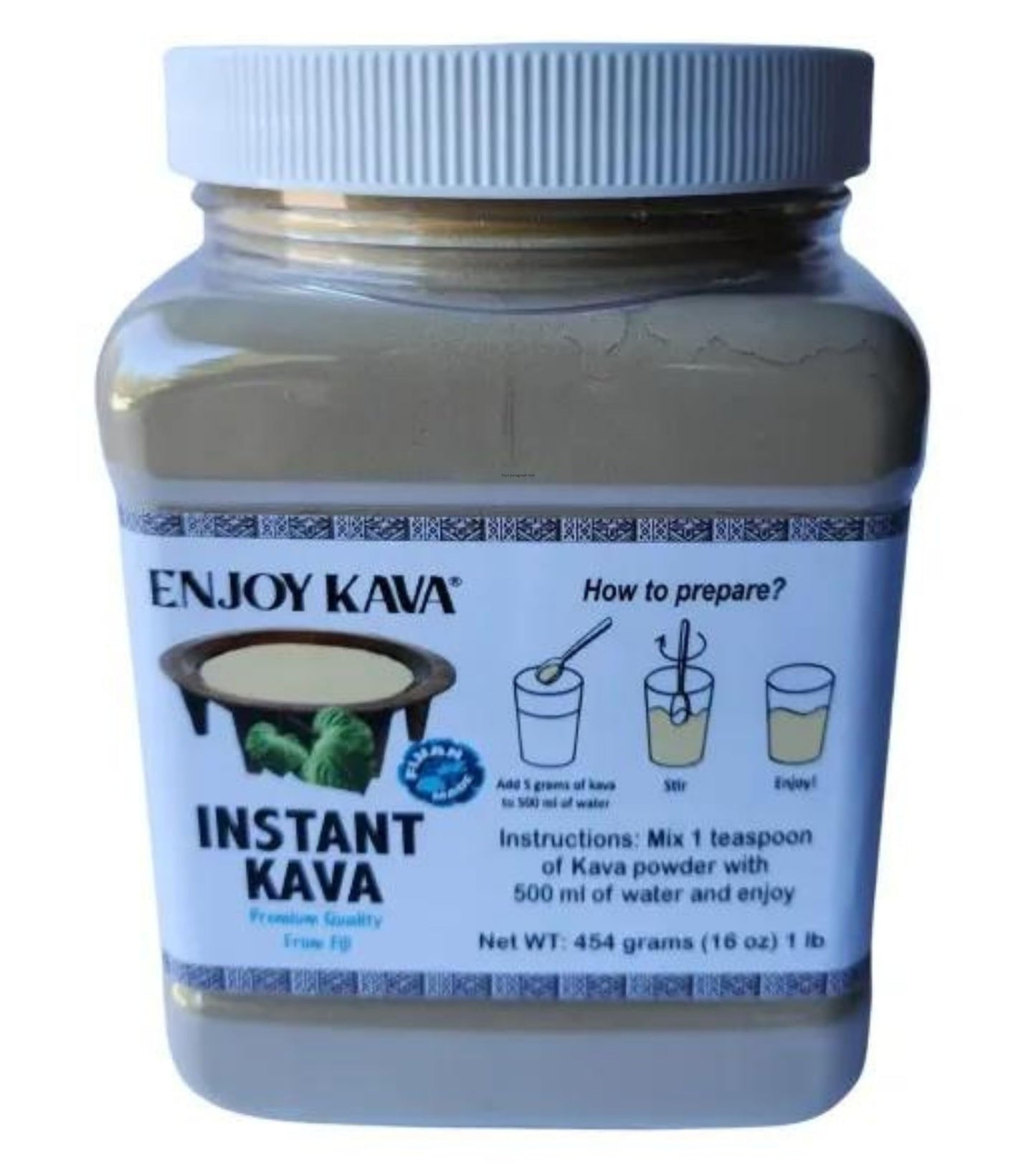 Enjoy Kava KAVA On The Go Instant Kava Powder, 16 oz