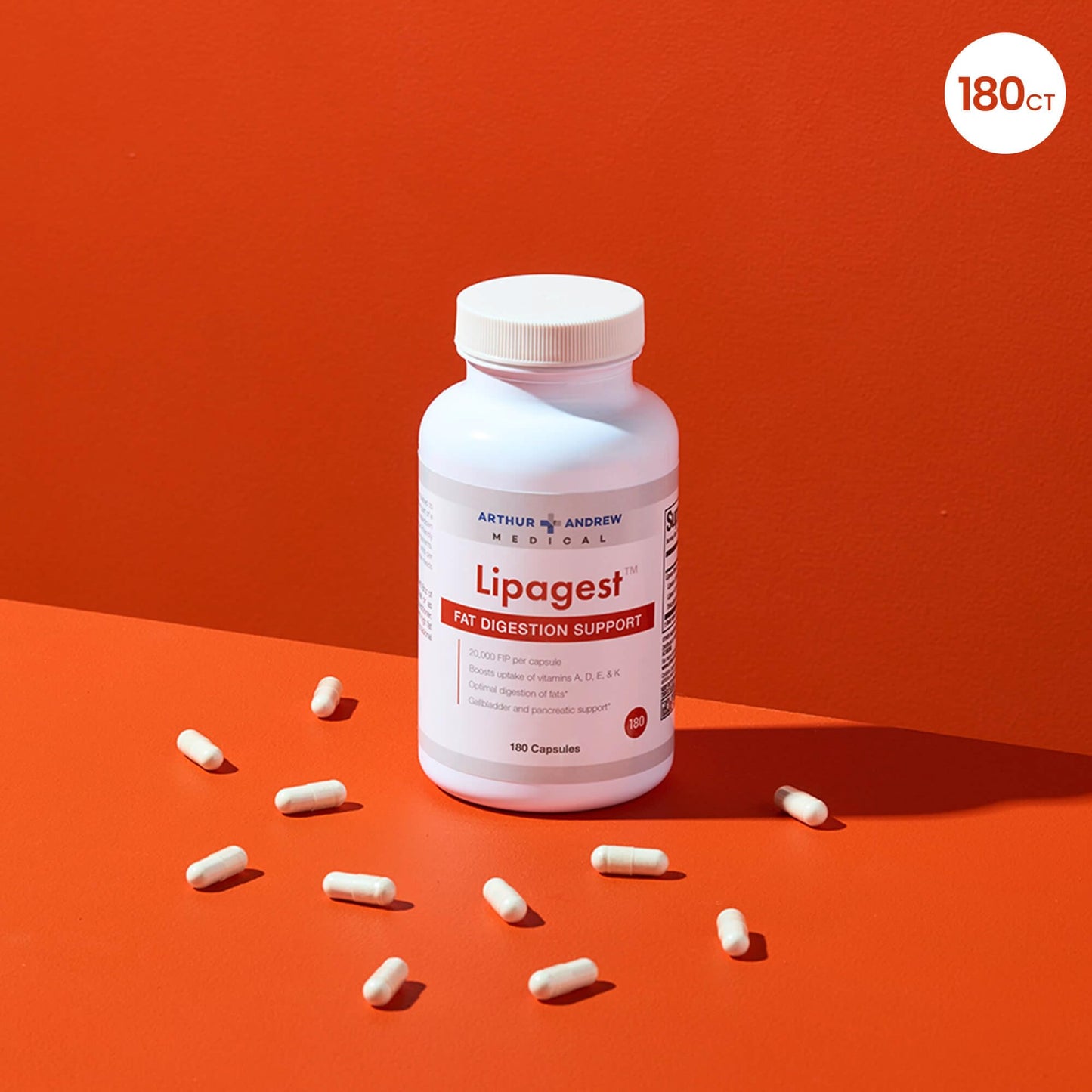 Arthur Andrew Medical Lipagest 180 Capsules