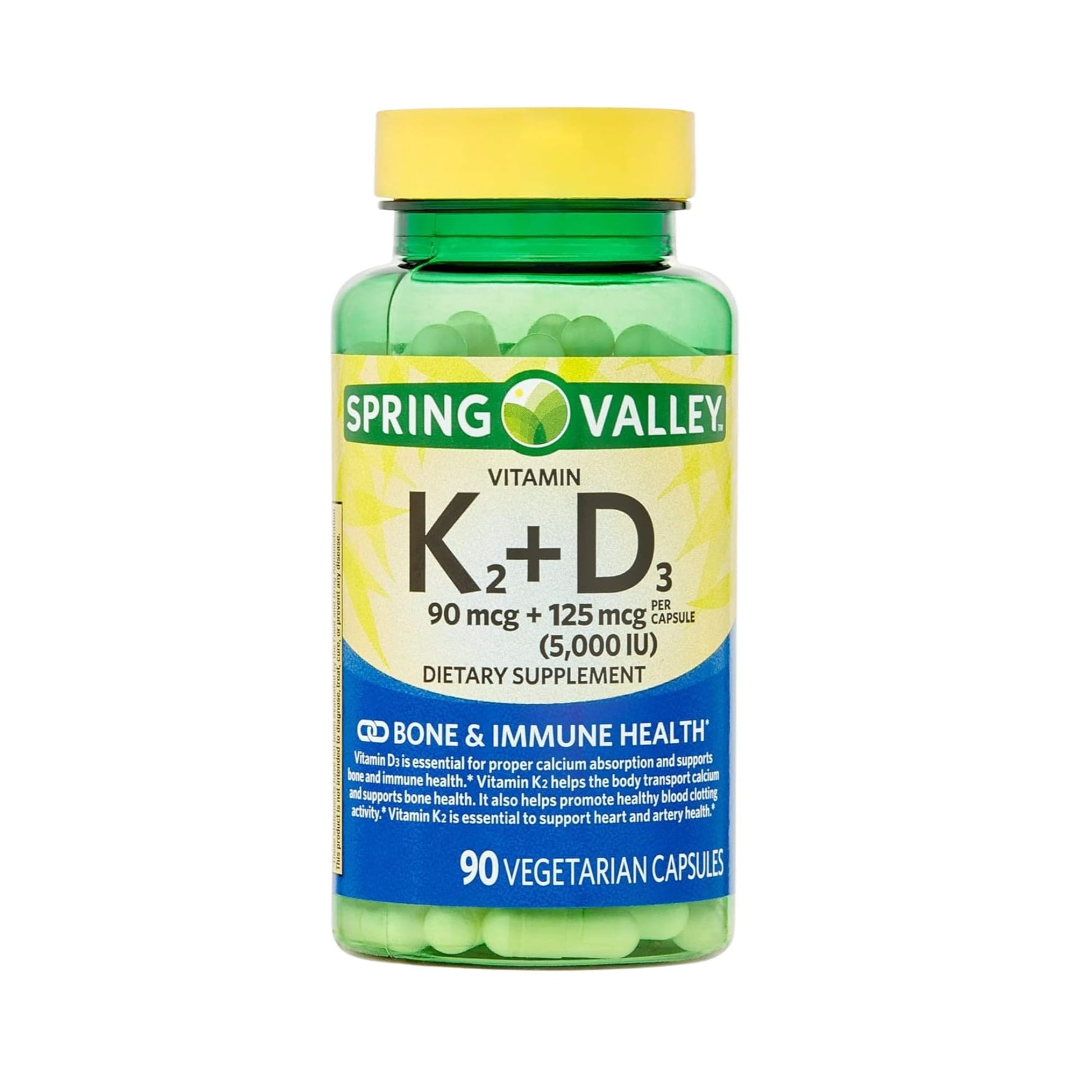 Unique Bundle Store Vitamin D3 K2 5000 IU 90 Capsules