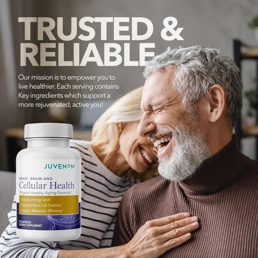 Juvenon Cellular Health Supplement Capsules, 90 Capsules