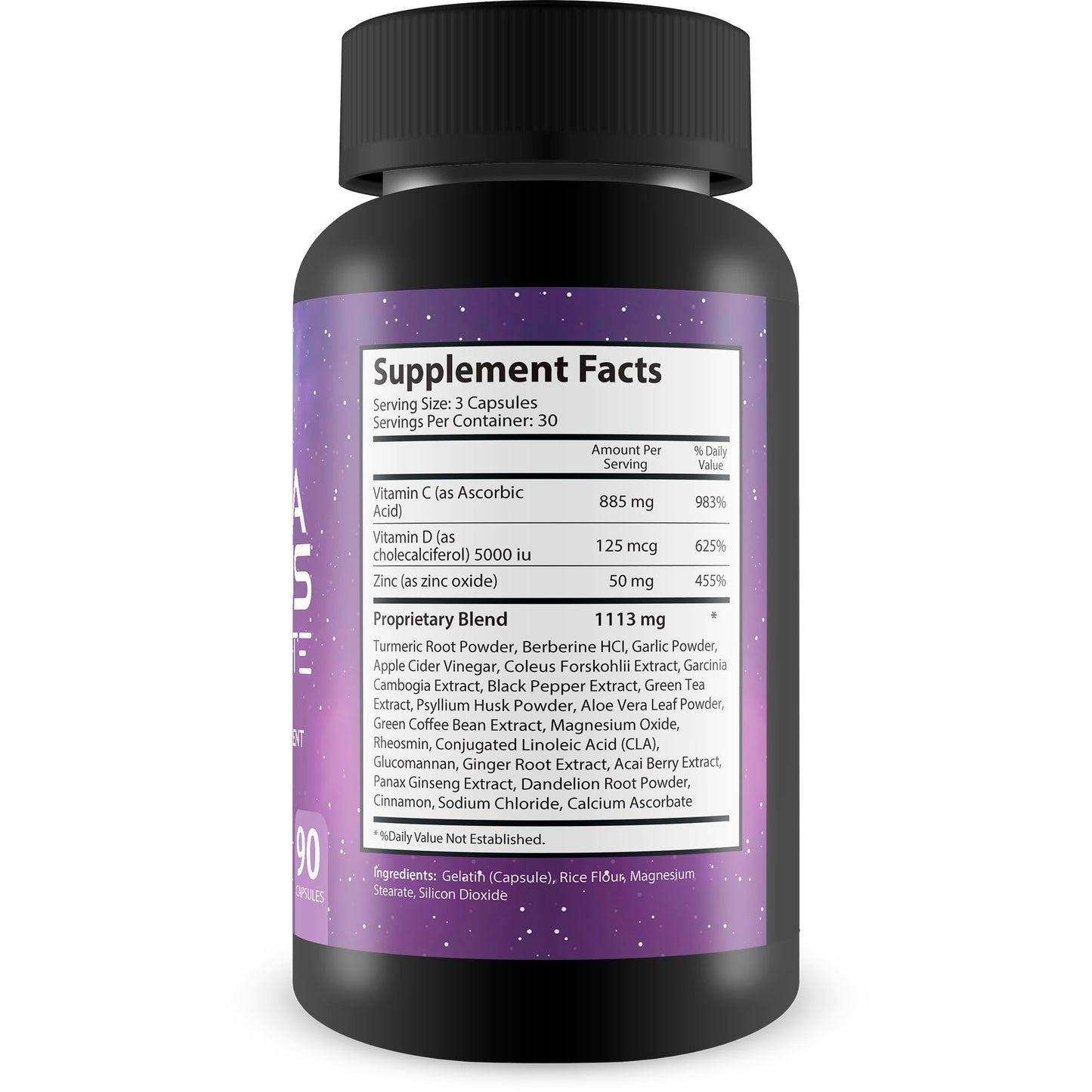 Ultra Sonus Complete Tinnitus Supplement Garlic Turmeric Vitamin C Max Formula Capsule 1 Count