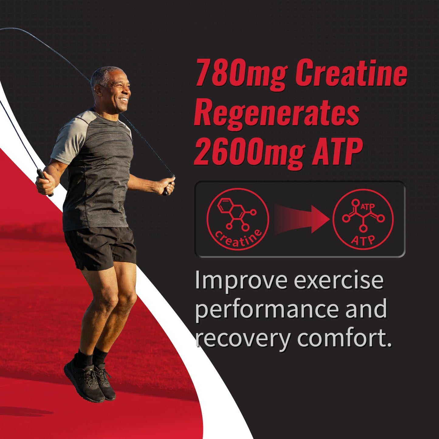 FAMILI+ Multivitamin w/Creatine & BCAA for Cardio Workout & Aerobic Sports 180 Capsules