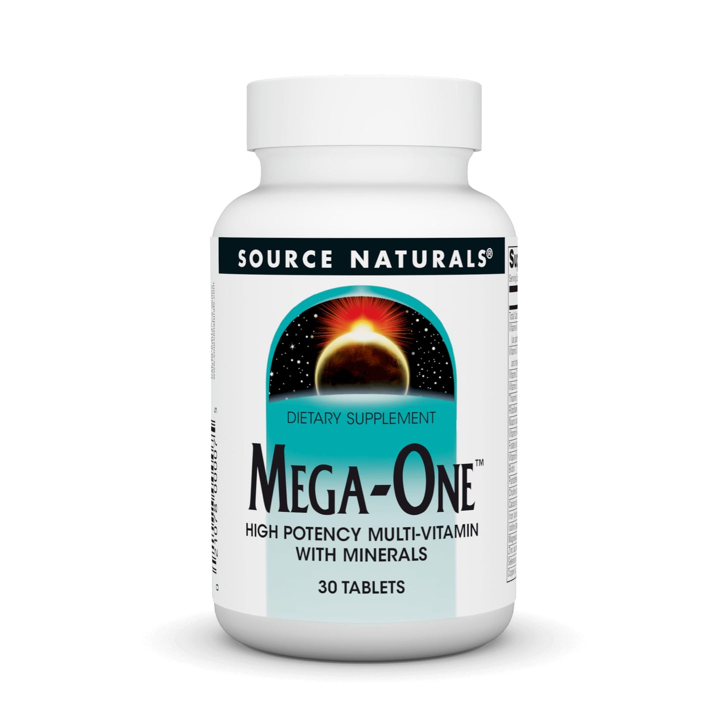 Source Naturals Mega-One Multi-Vitamin with Minerals, 30 Tablets