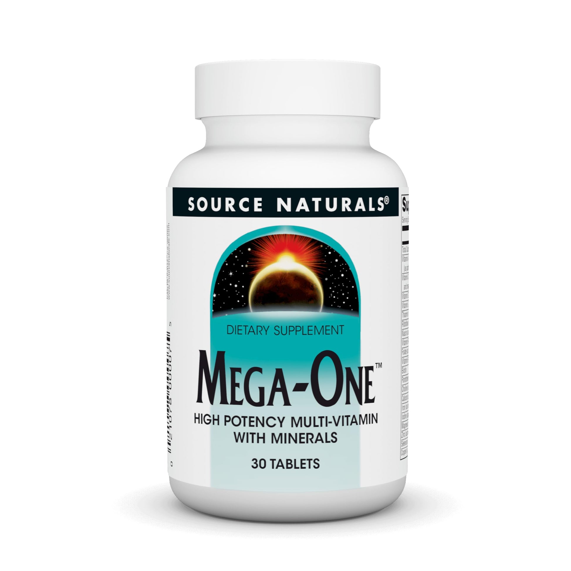 Source Naturals Mega-One Multi-Vitamin with Minerals, 30 Tablets