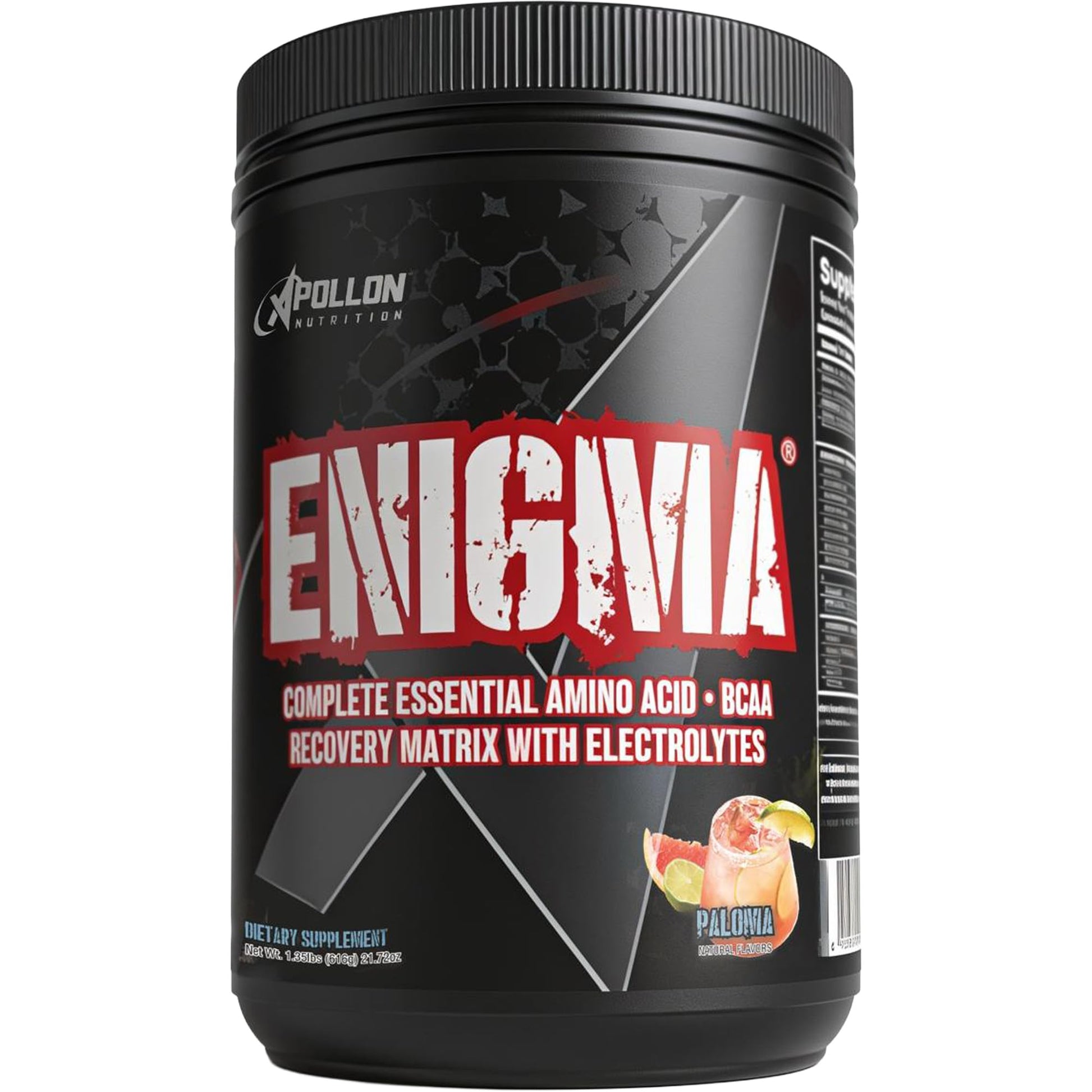 Apollon Nutrition Enigma – Complete EAA + BCAA Recovery Matrix Powder, 1.1 oz