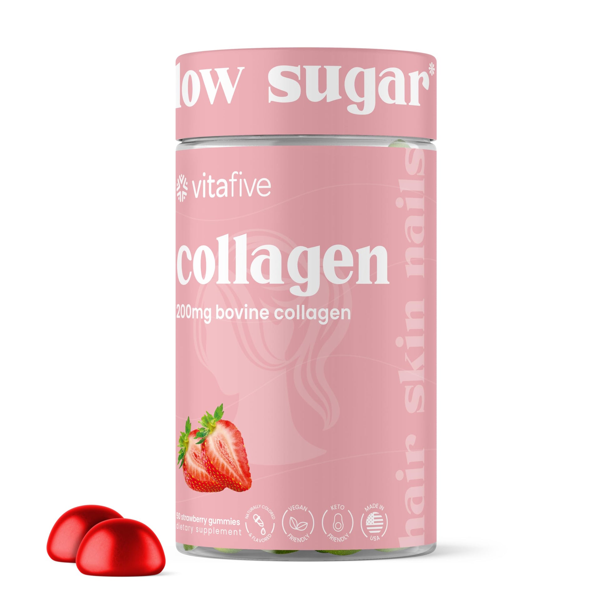 Vitafive Collagen Gummies 50 Count