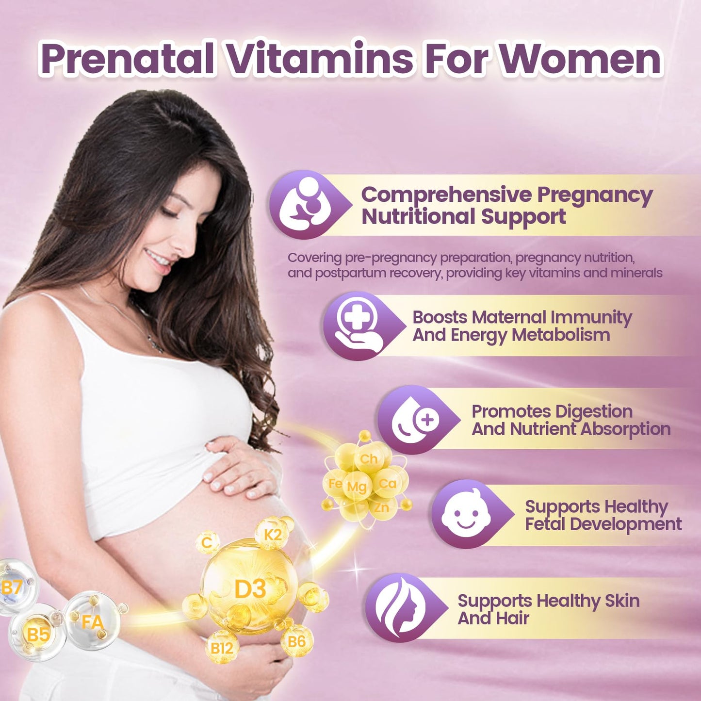 VivoNu Prenatal Multivitamin Softgels, 300 Count