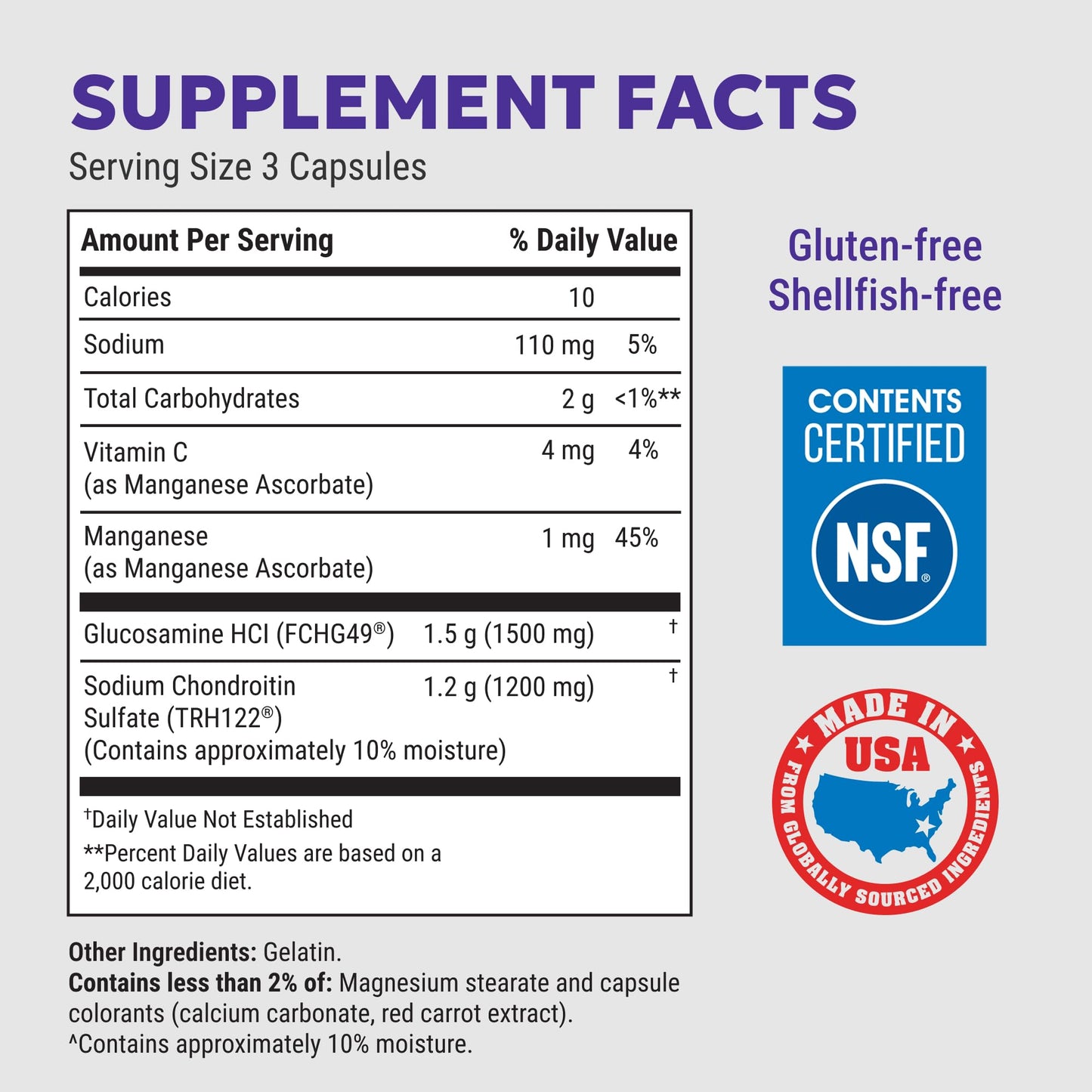 Nutramax Laboratories Cosamin DS Joint Health Supplement with Glucosamine & Chondroitin 180 Capsules