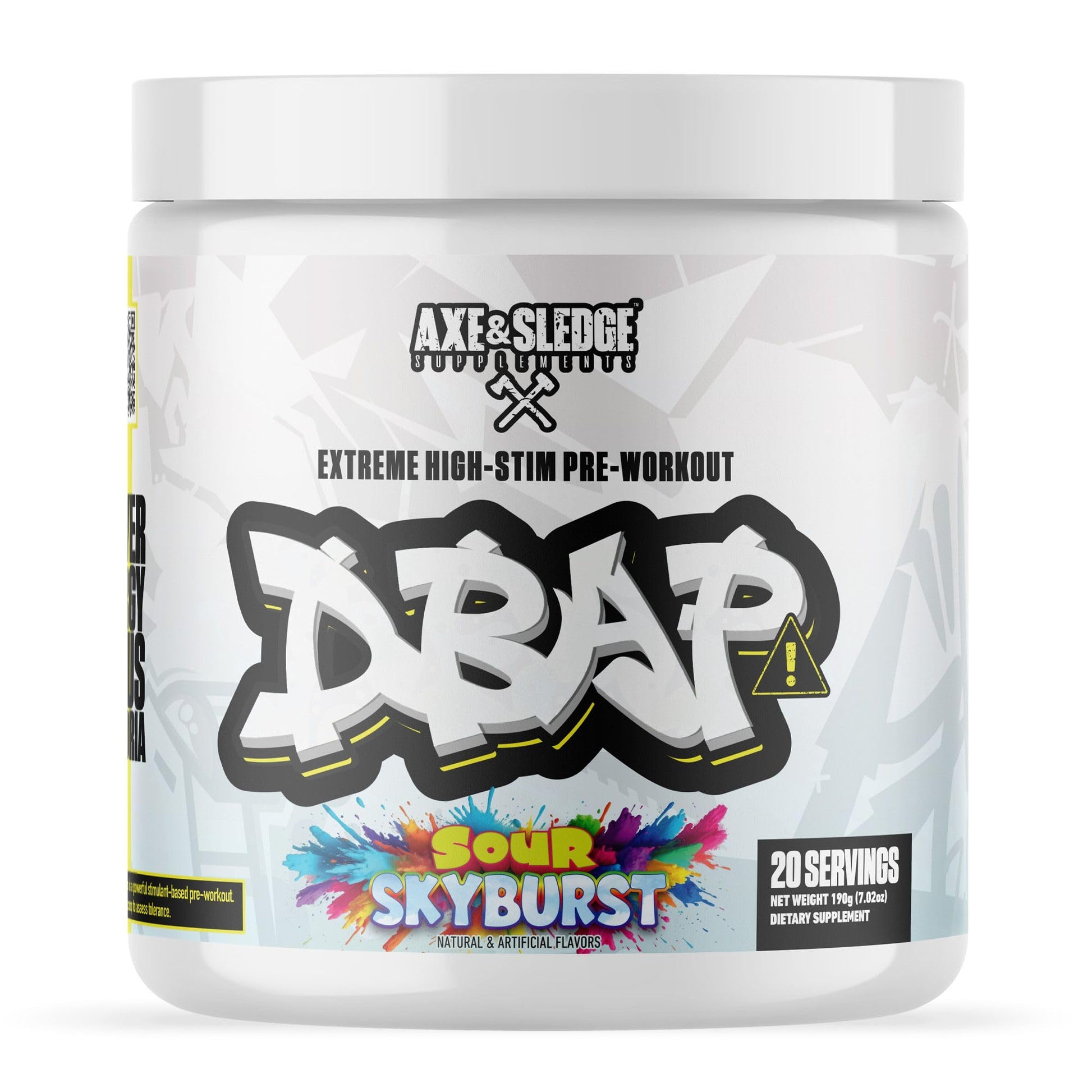 Axe & Sledge DBAP Extreme High Stim Pre-Workout Powder 7.02 Ounce