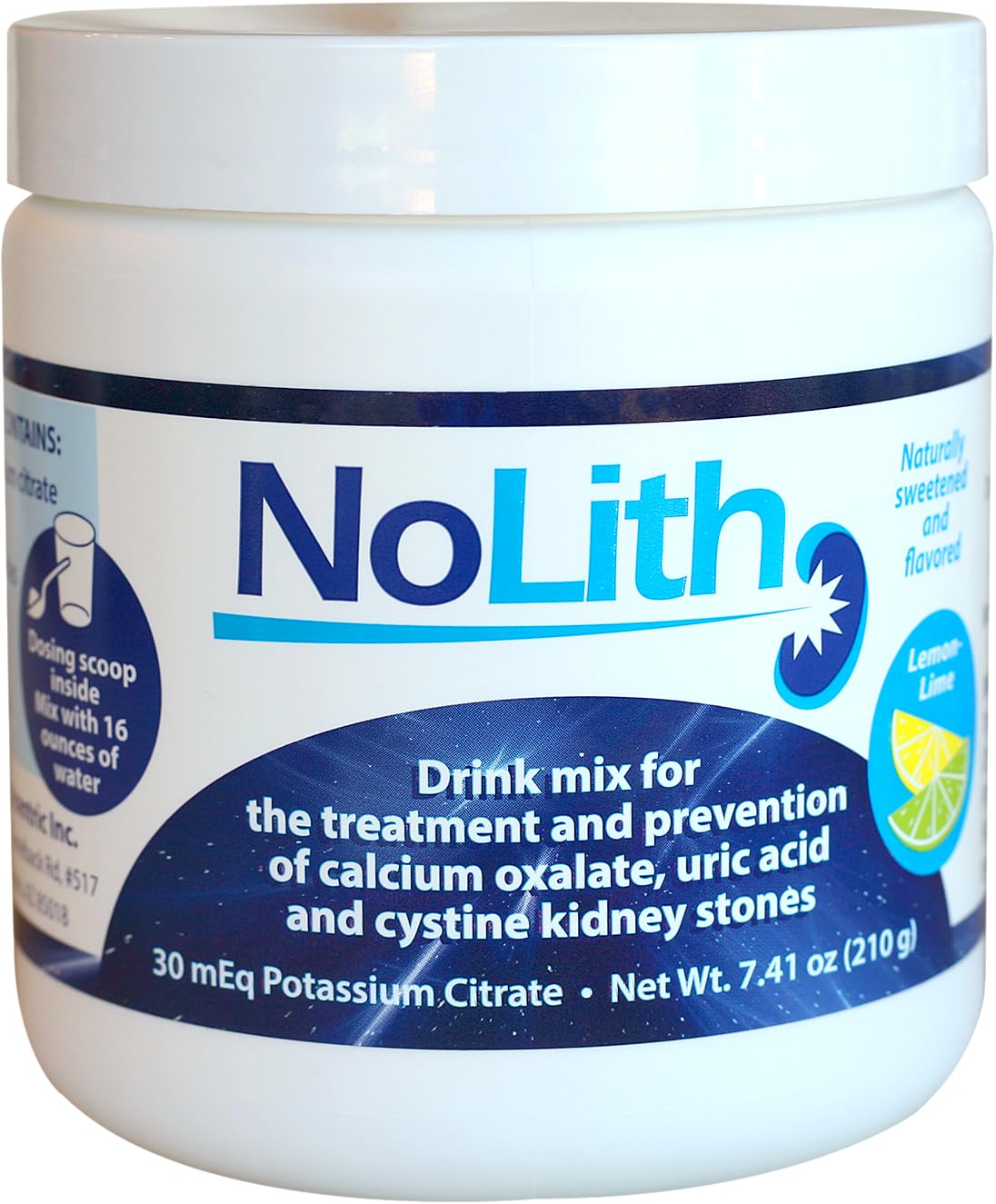 NEPHCENTRIC NoLith Lemon-Lime Powder 7.41 Ounce
