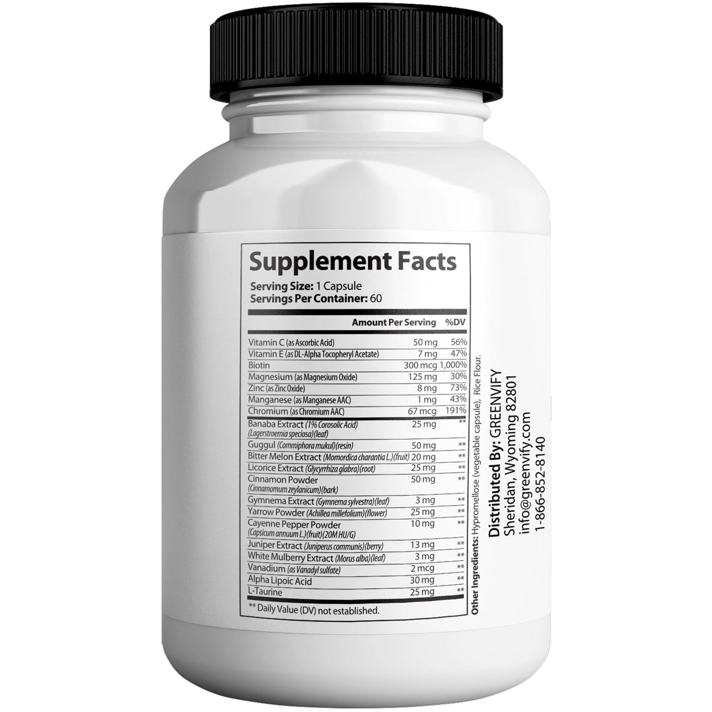 GREENVIFY Gluco Fence Max Capsule 180 Capsules