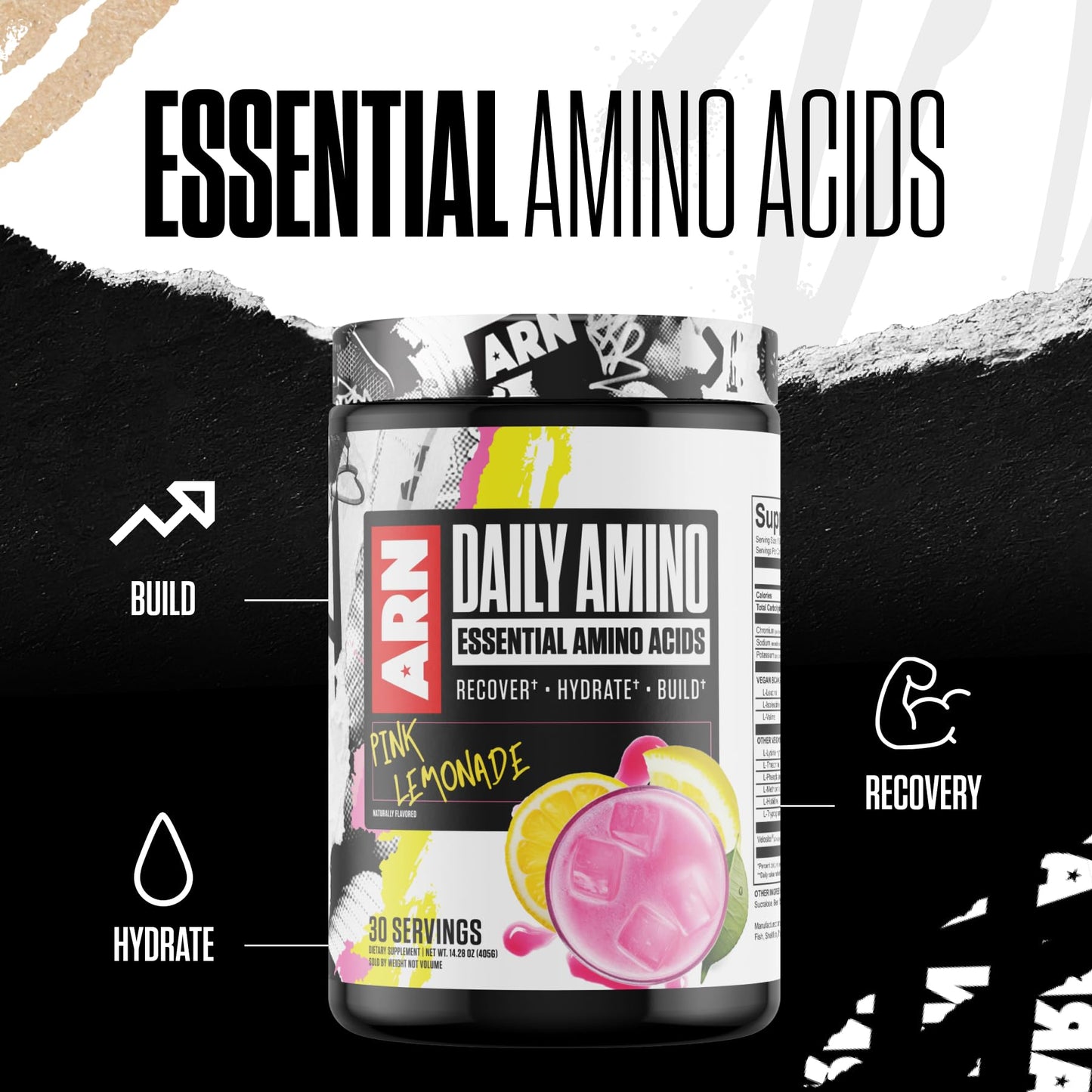 Arms Race Nutrition Daily Amino Essential Amino Acids Powder 14 Ounce