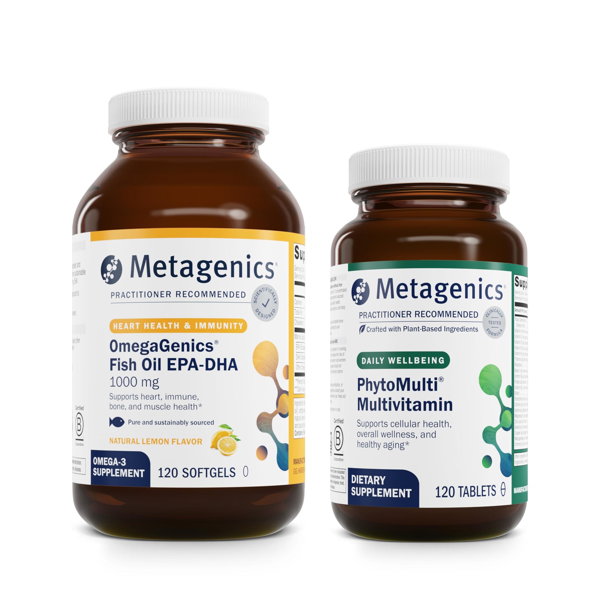 Metagenics OmegaGenics EPA-DHA 1000 & PhytoMulti Softgels 240