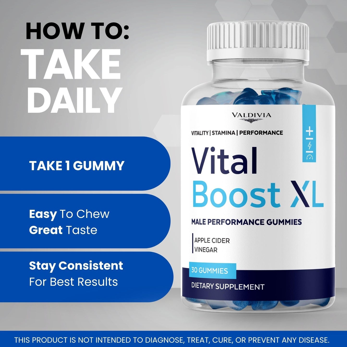 Valdivia VitalBoostXL Gummies 30 Gummies