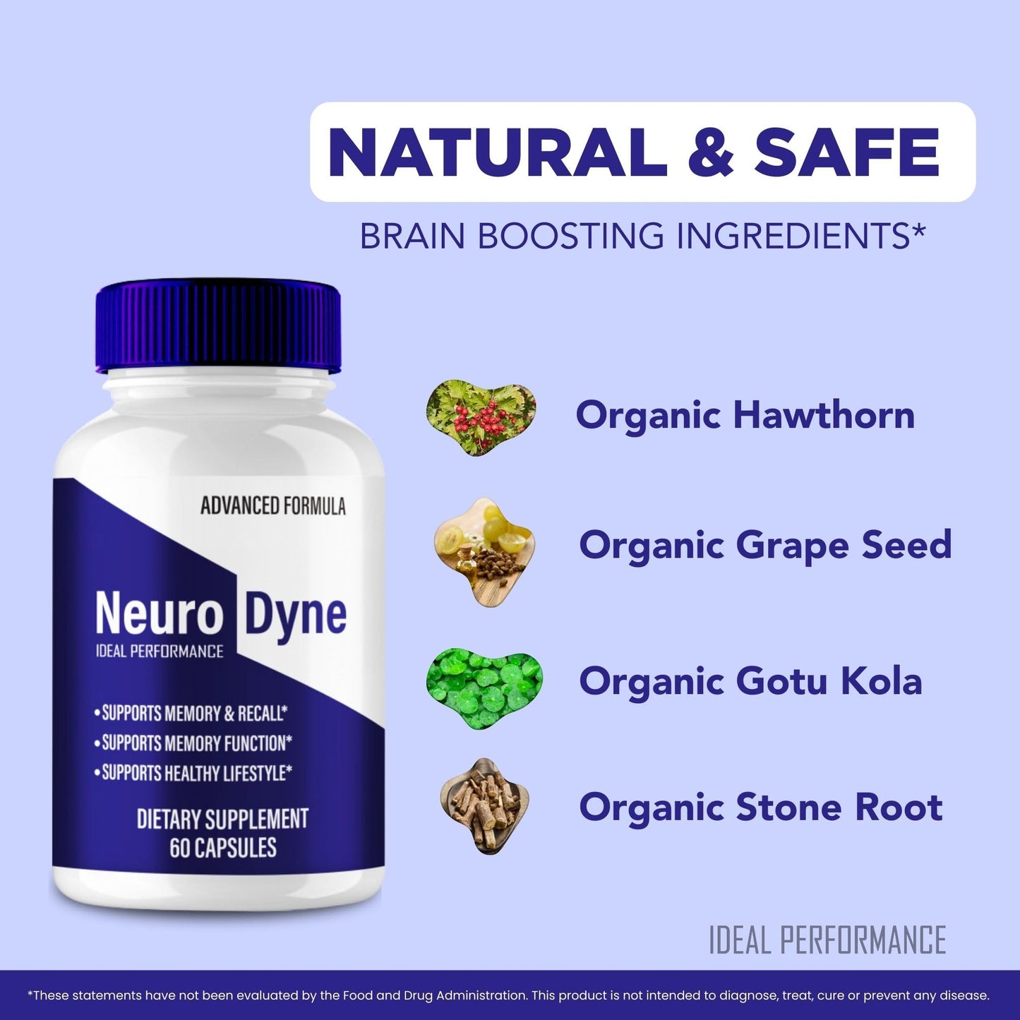 IDEAL PERFORMANCE NeuroDyne Capsule, 60 Count