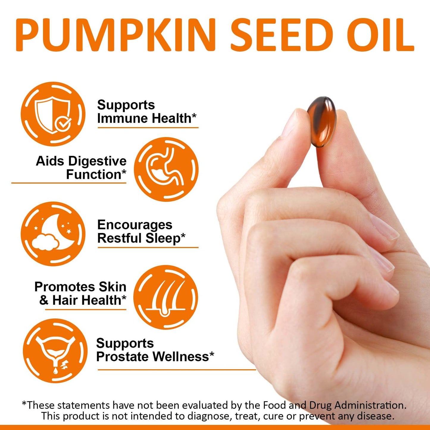 KITNOBLIS Pumpkin Seed Oil Softgels 300