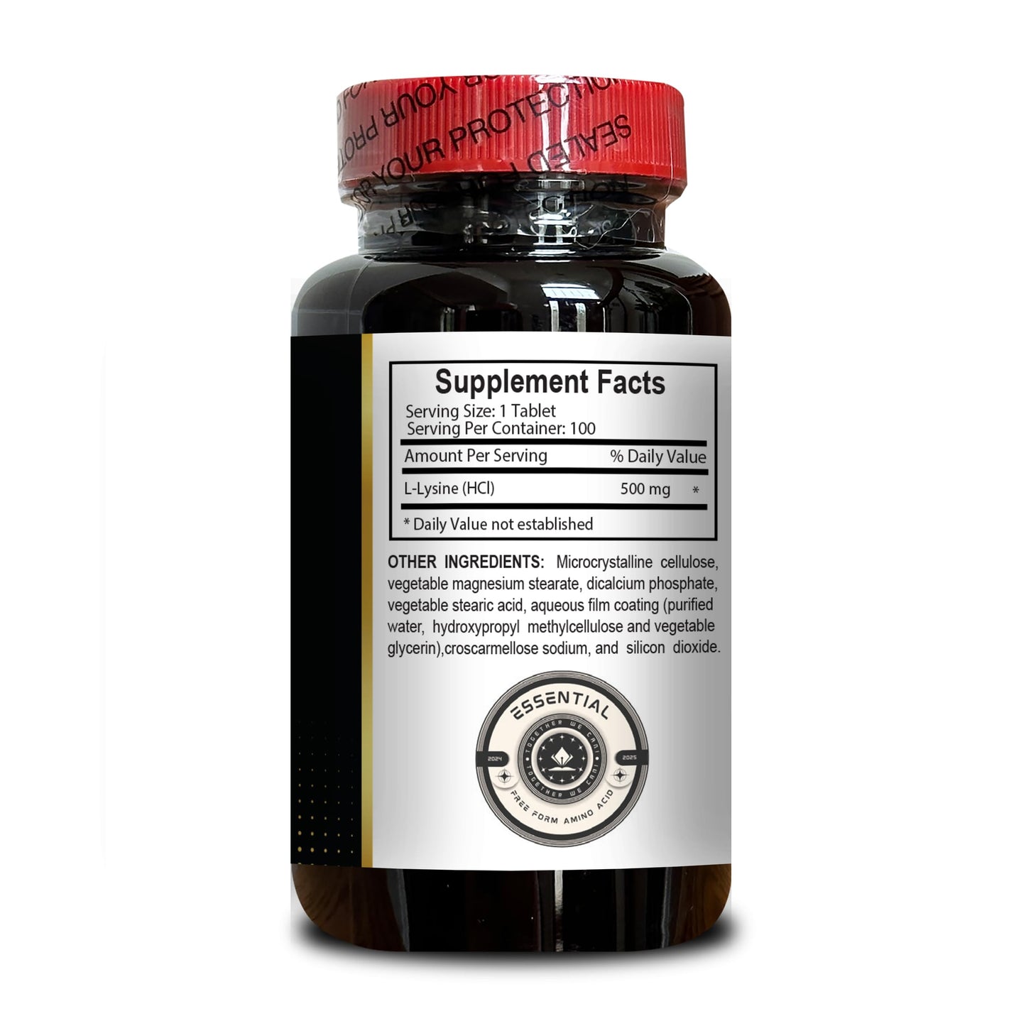 OLANTA TRADE SOLUTION L-Lysine 500 mg Essential Amino Acid Capsule, 100 Count