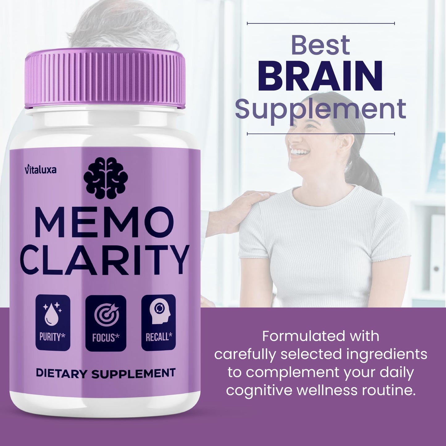 Vitaluxa Memo Clarity Capsules 60 Count