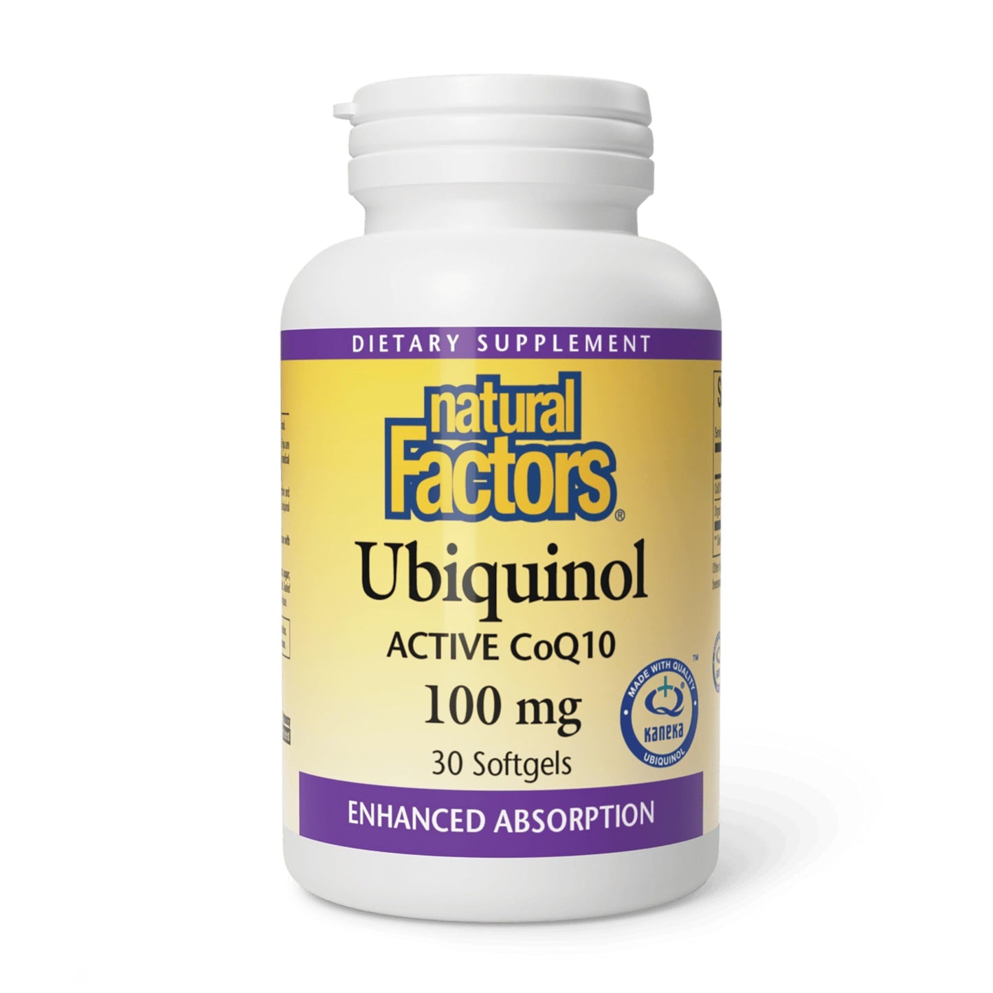 Natural Factors Ubiquinol 100 mg Softgels 30