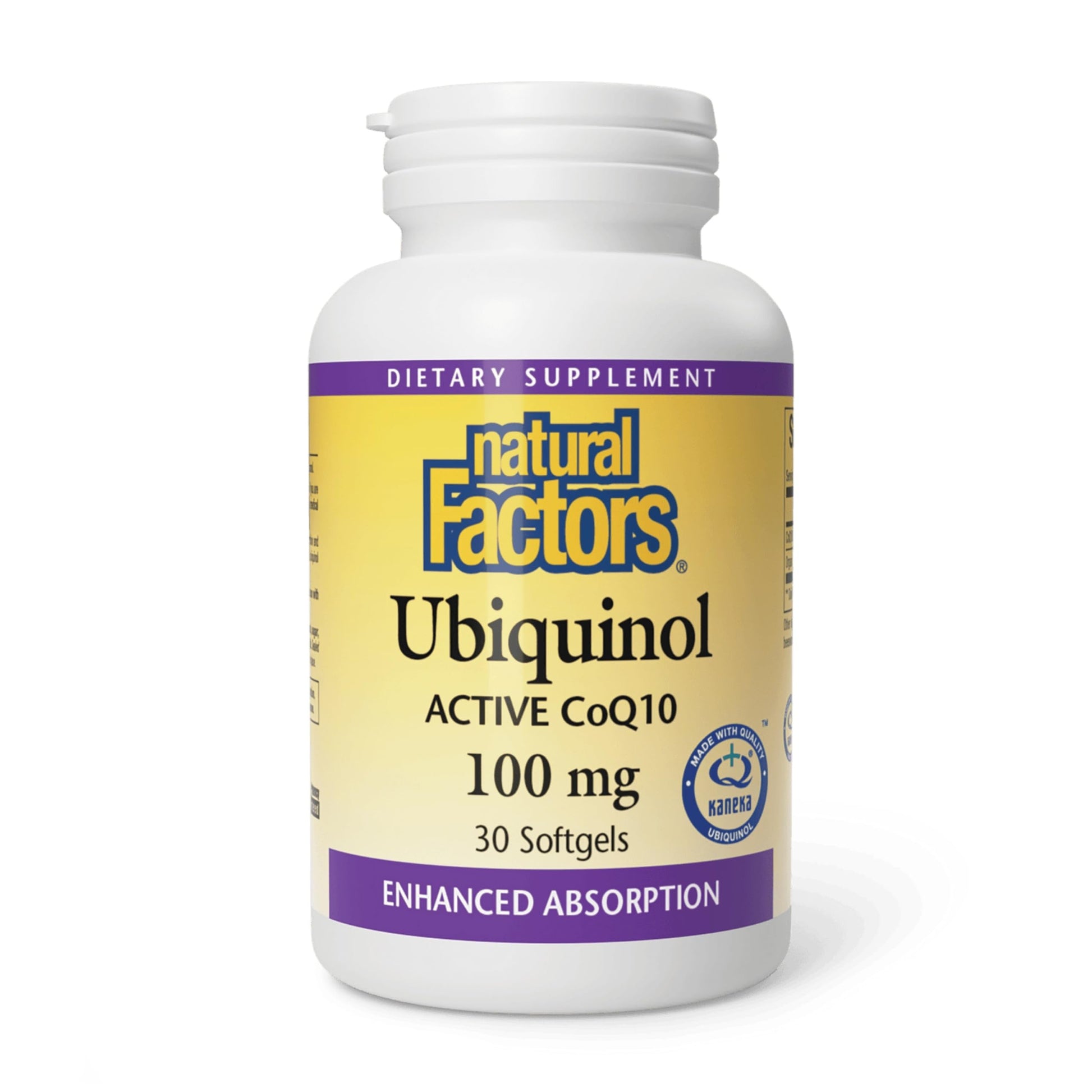Natural Factors Ubiquinol 100 mg Softgels 30