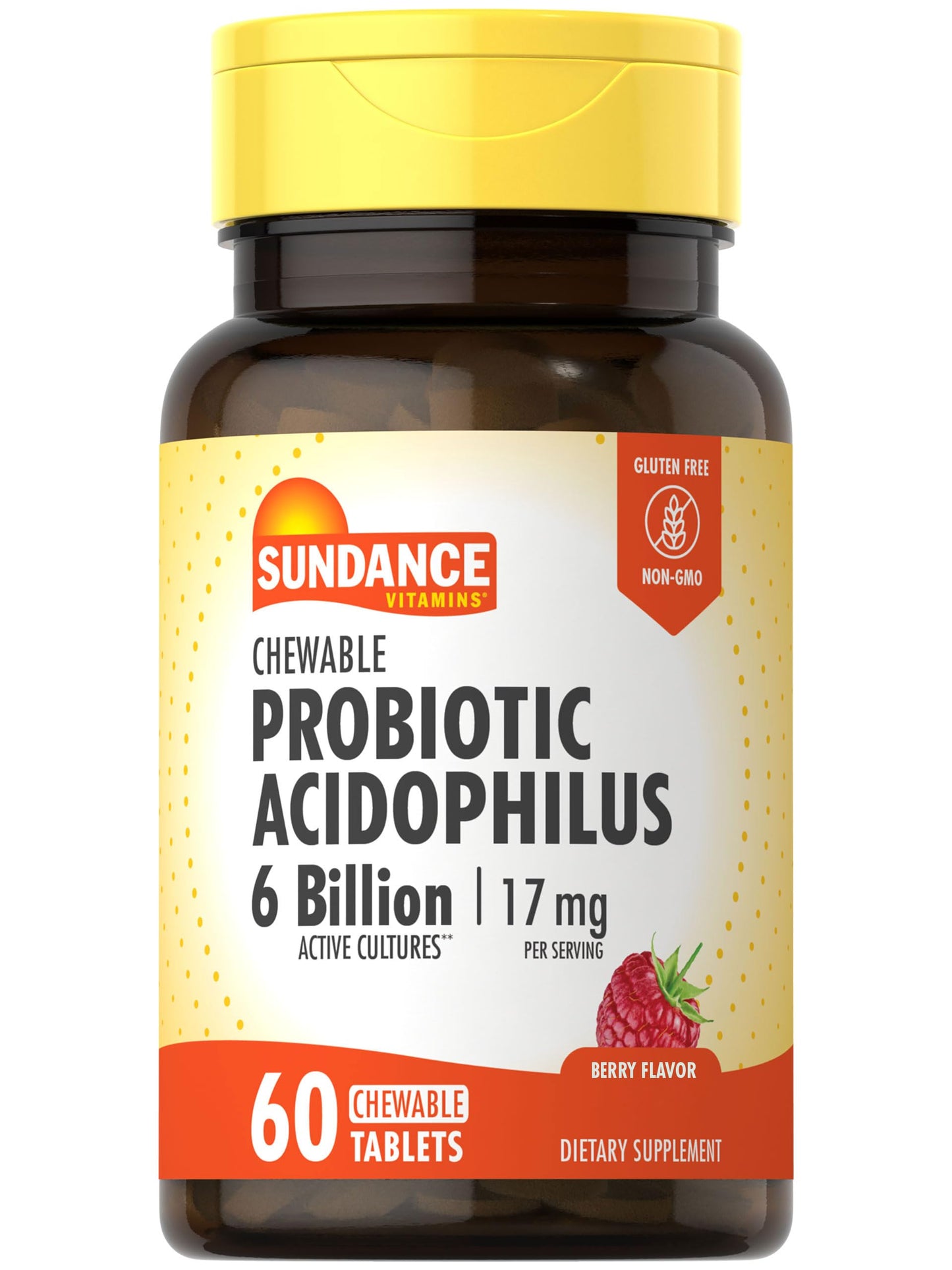 Sundance Probiotic Acidophilus Chewable Tablet, 60 Count