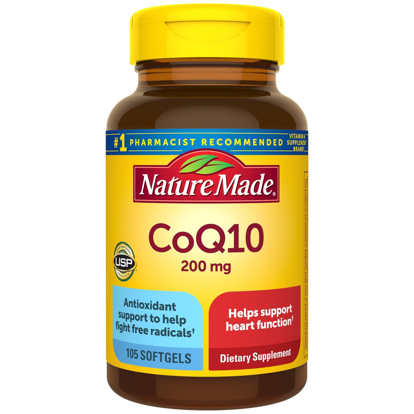Nature Made CoQ10 200mg Softgels, 105 Count