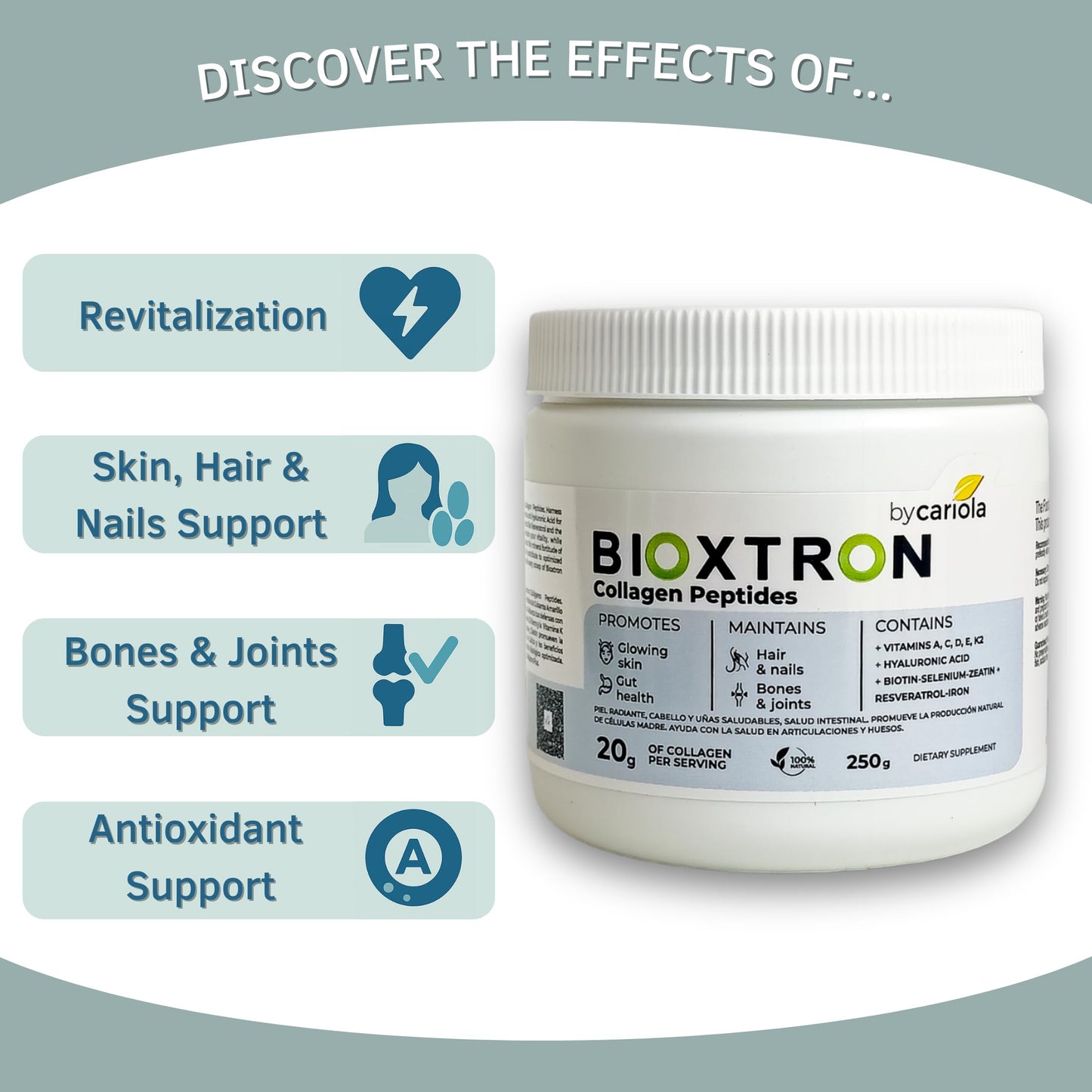Bioxtron Collagen Peptides Powder 21