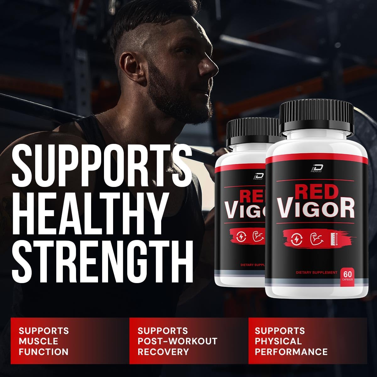 Indelo Red Vigor Capsule 120 Capsules
