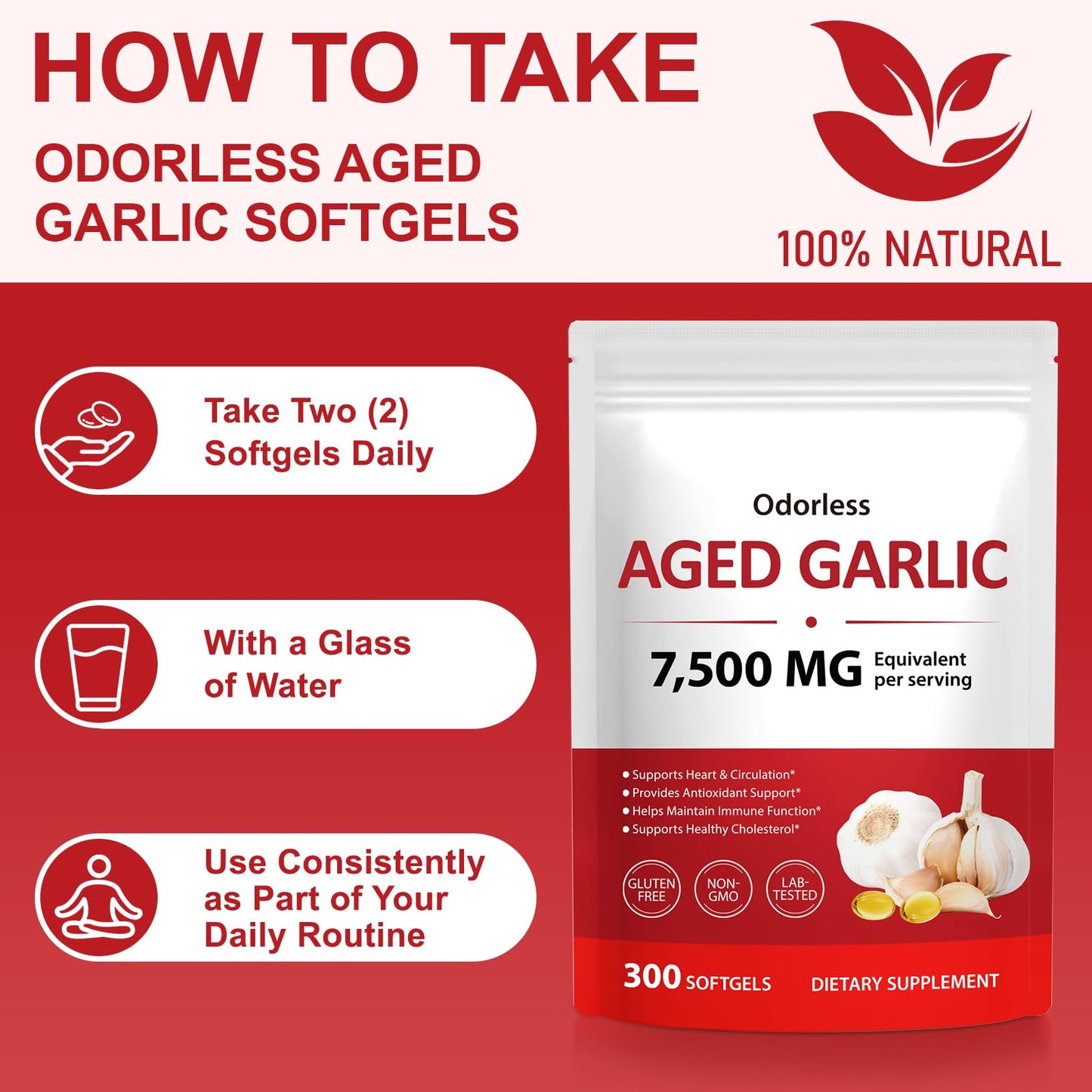 VOGSIG Aged Garlic Extract Softgel 600 Count