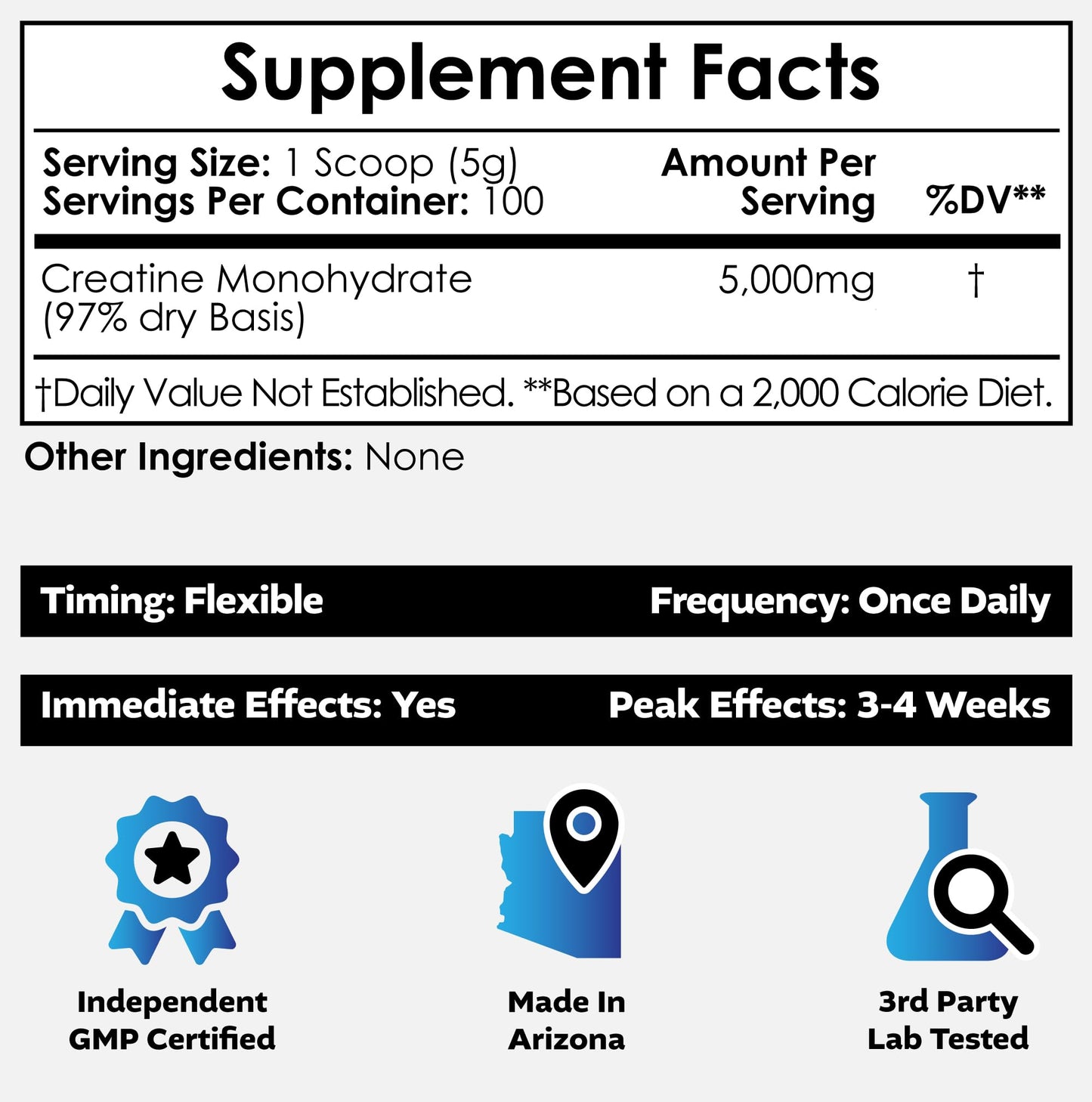 Nootropics Depot Creatine Monohydrate Powder 17.63