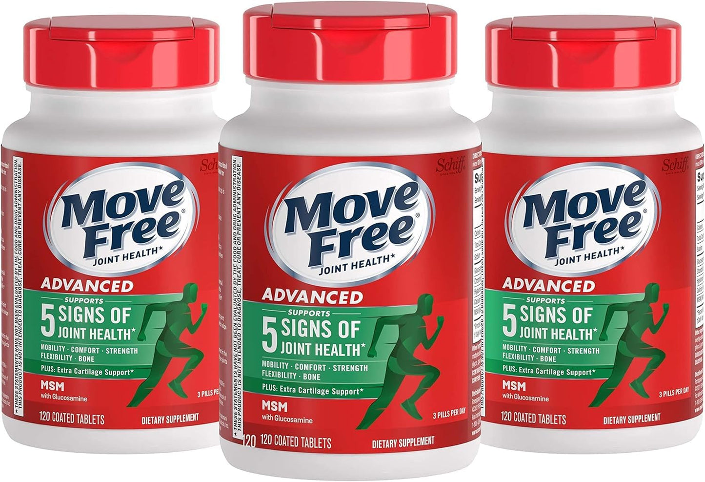 Schiff Move Free Advanced Tablets Plus 1500mg MSM 360 Tablets