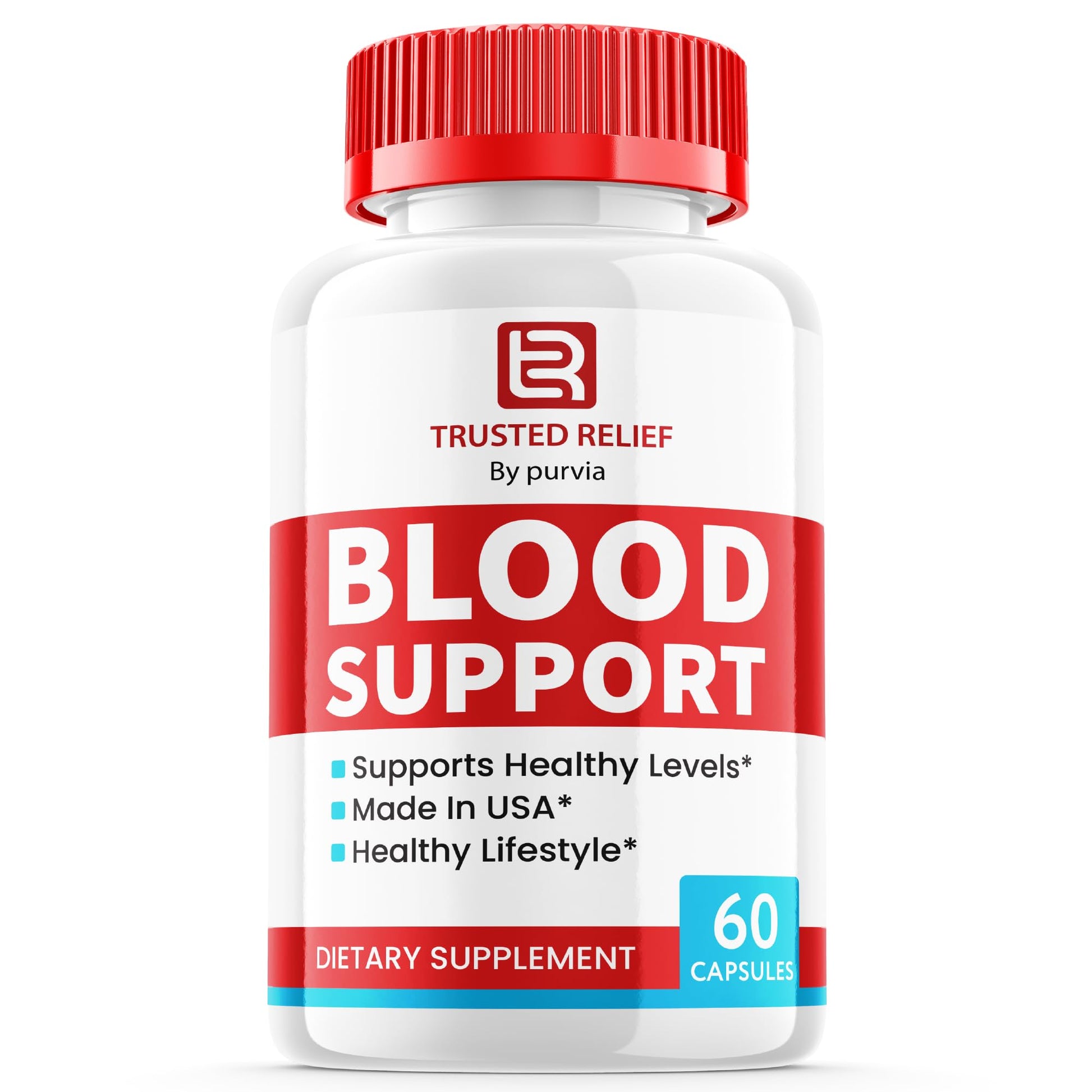 Purvia Trusted Relief Blood Support Capsule 60 Count