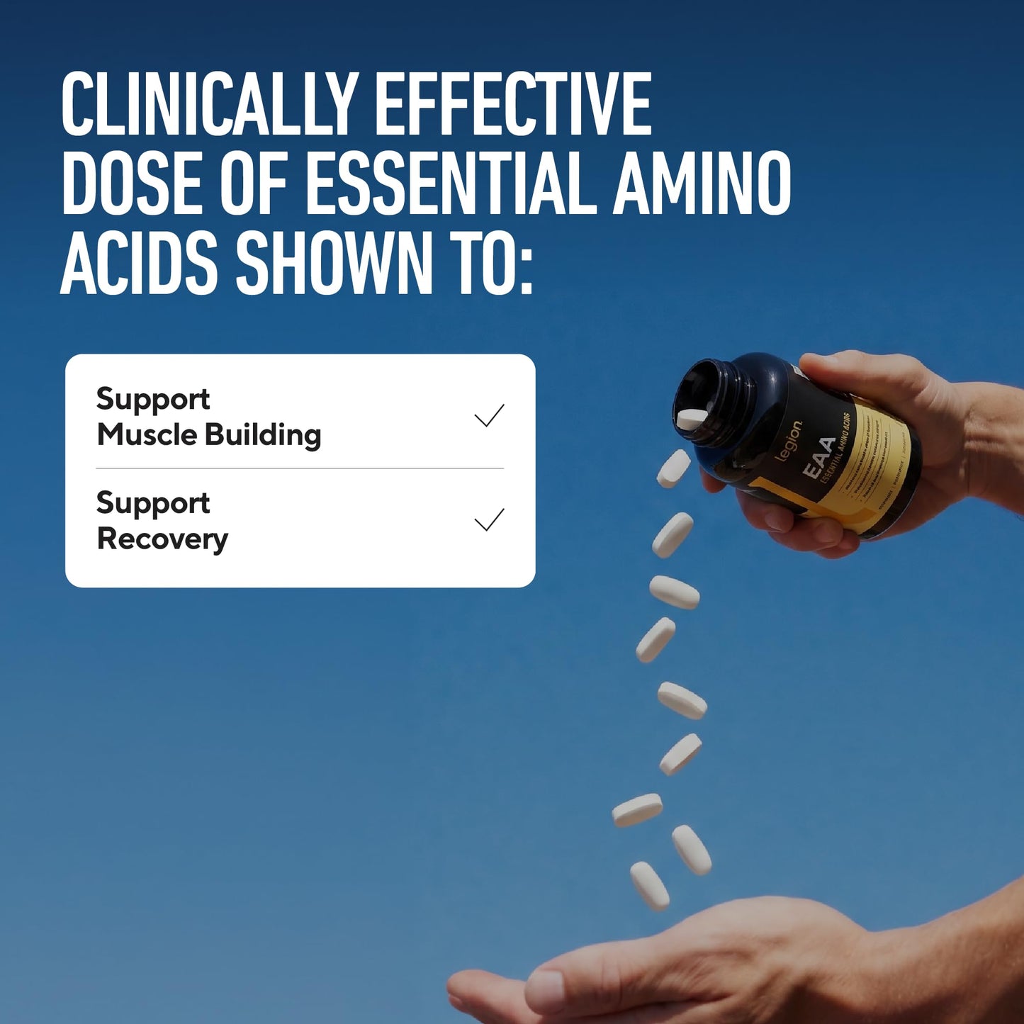 LEGION EAA Essential Amino Acids Tablet 150 Count