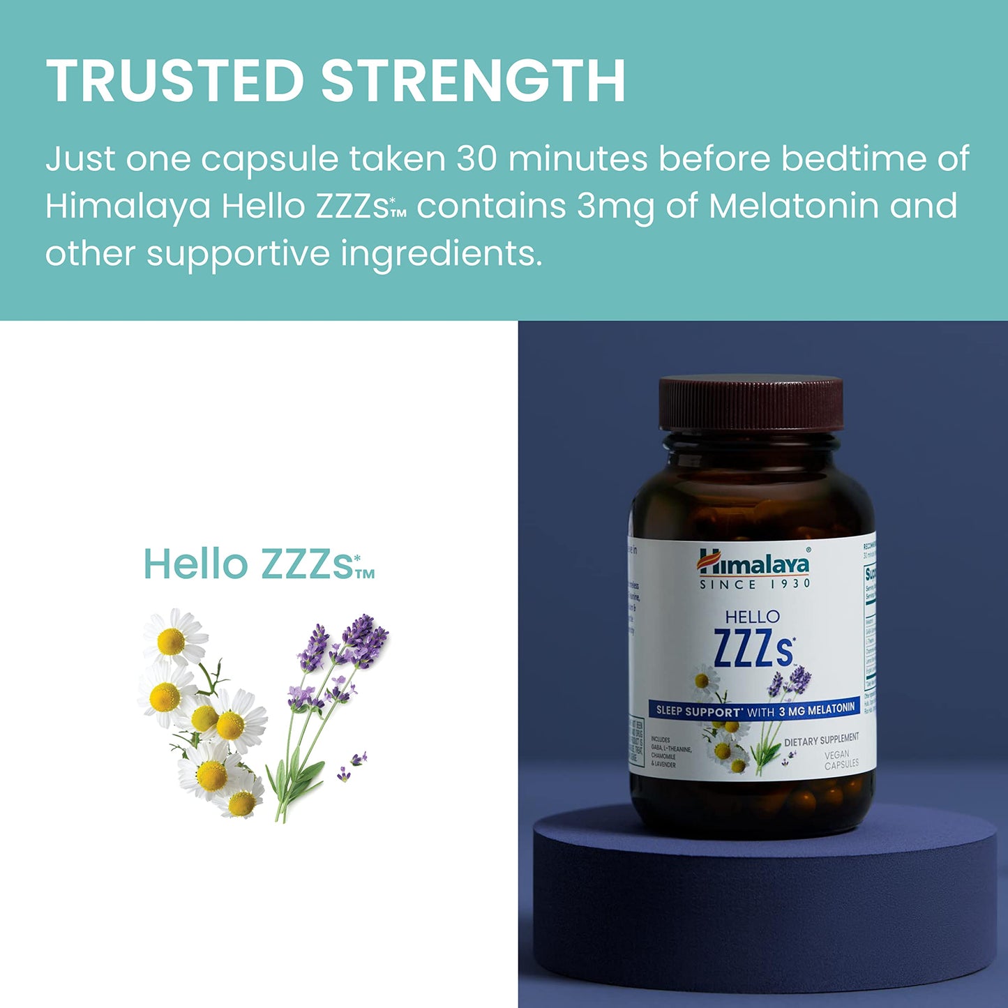 Himalaya Hello ZZZs 60 Capsules