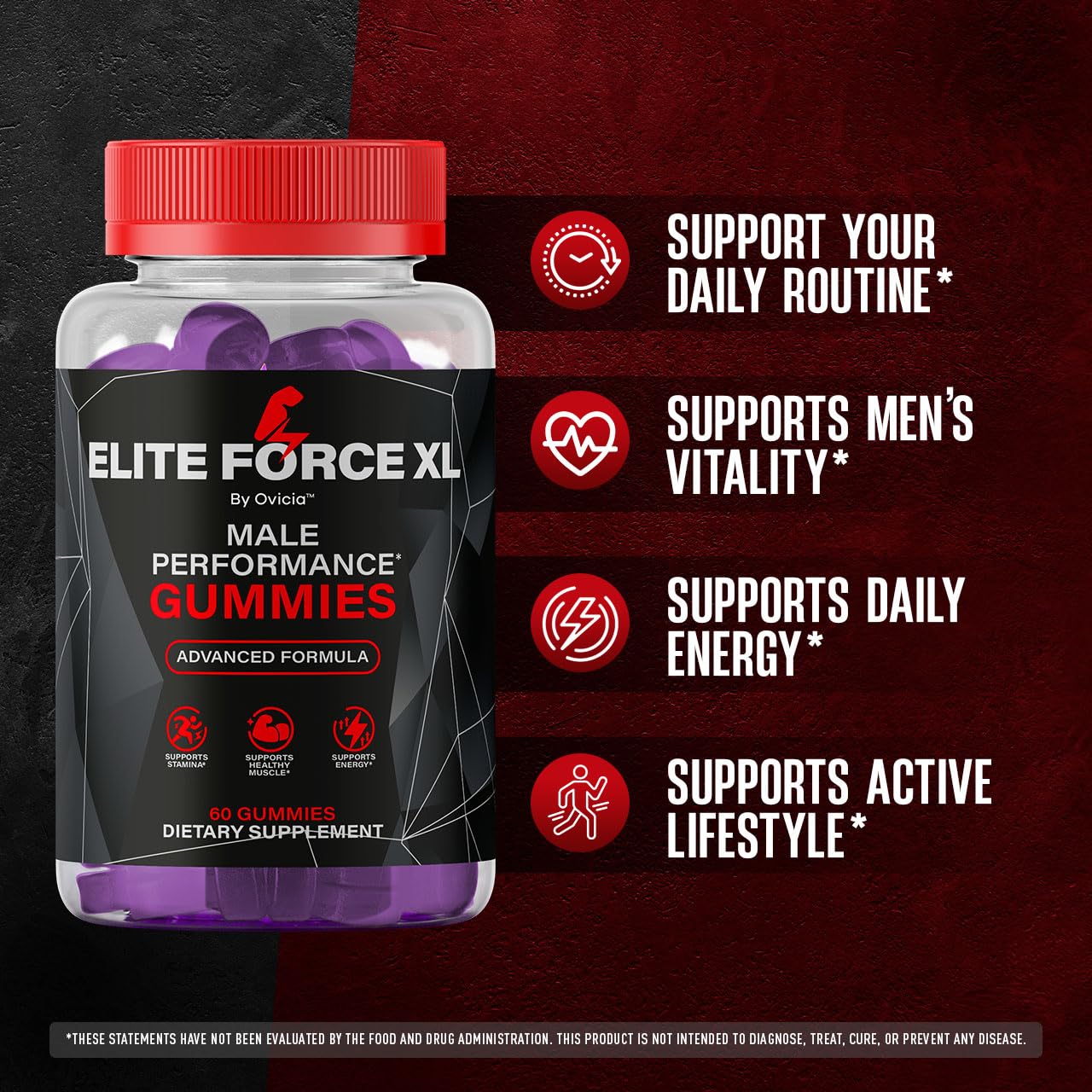 OVICIA Elite Force XL Gummies 120 Gummies
